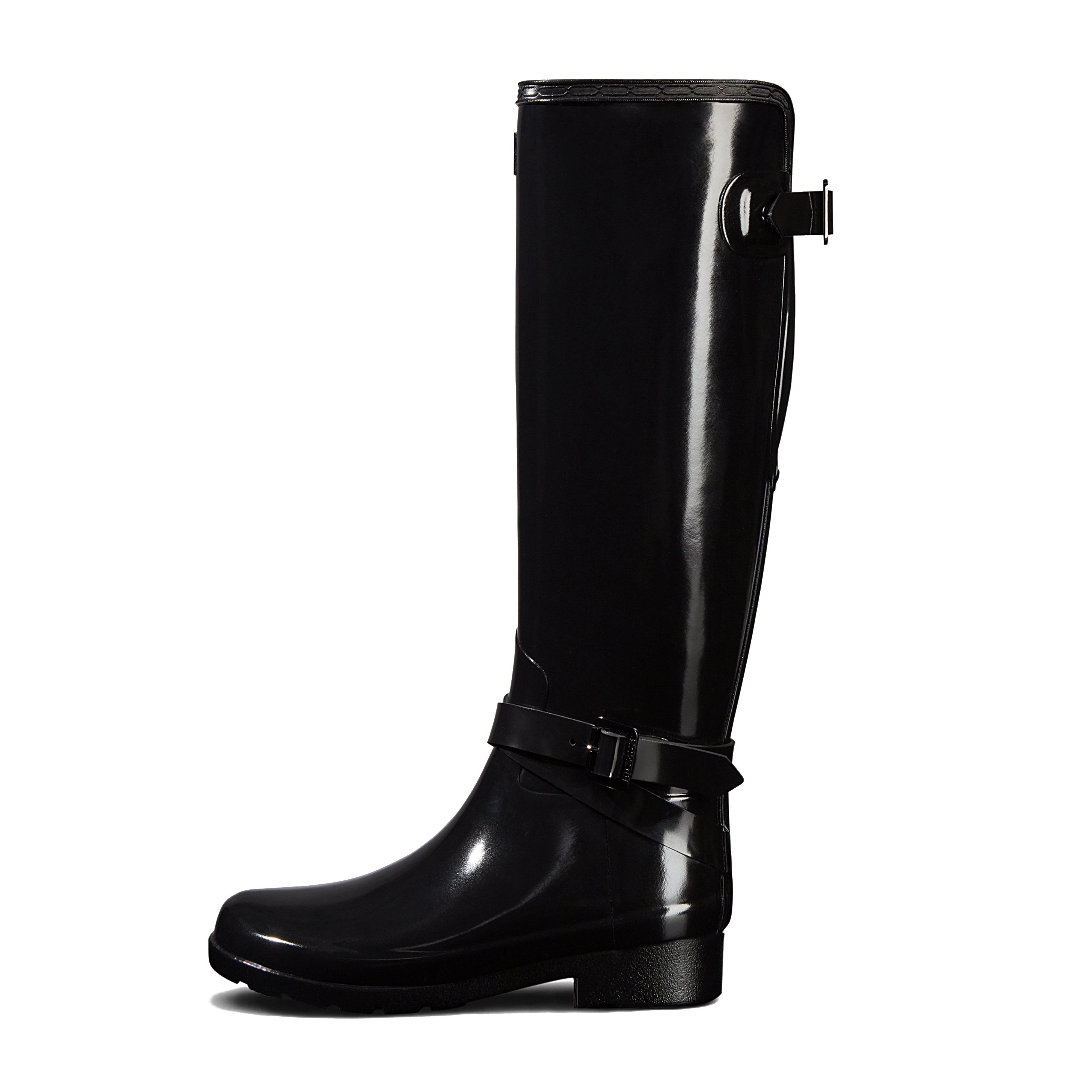 Women’s Original Refined Adjustable Tall Gloss Wellington Boots - Image 2