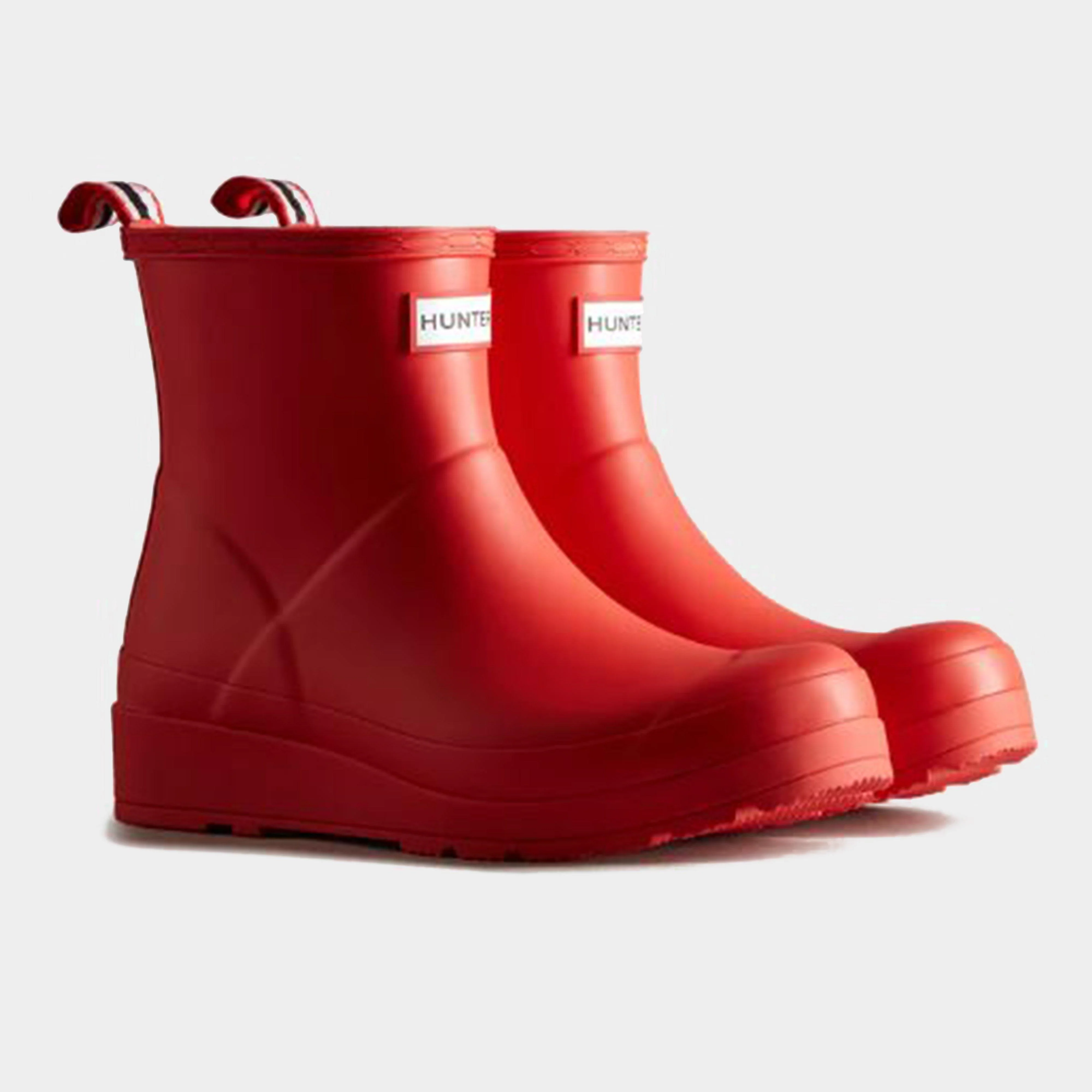 Women’s Play Short Red Wellington Boots - Image 2