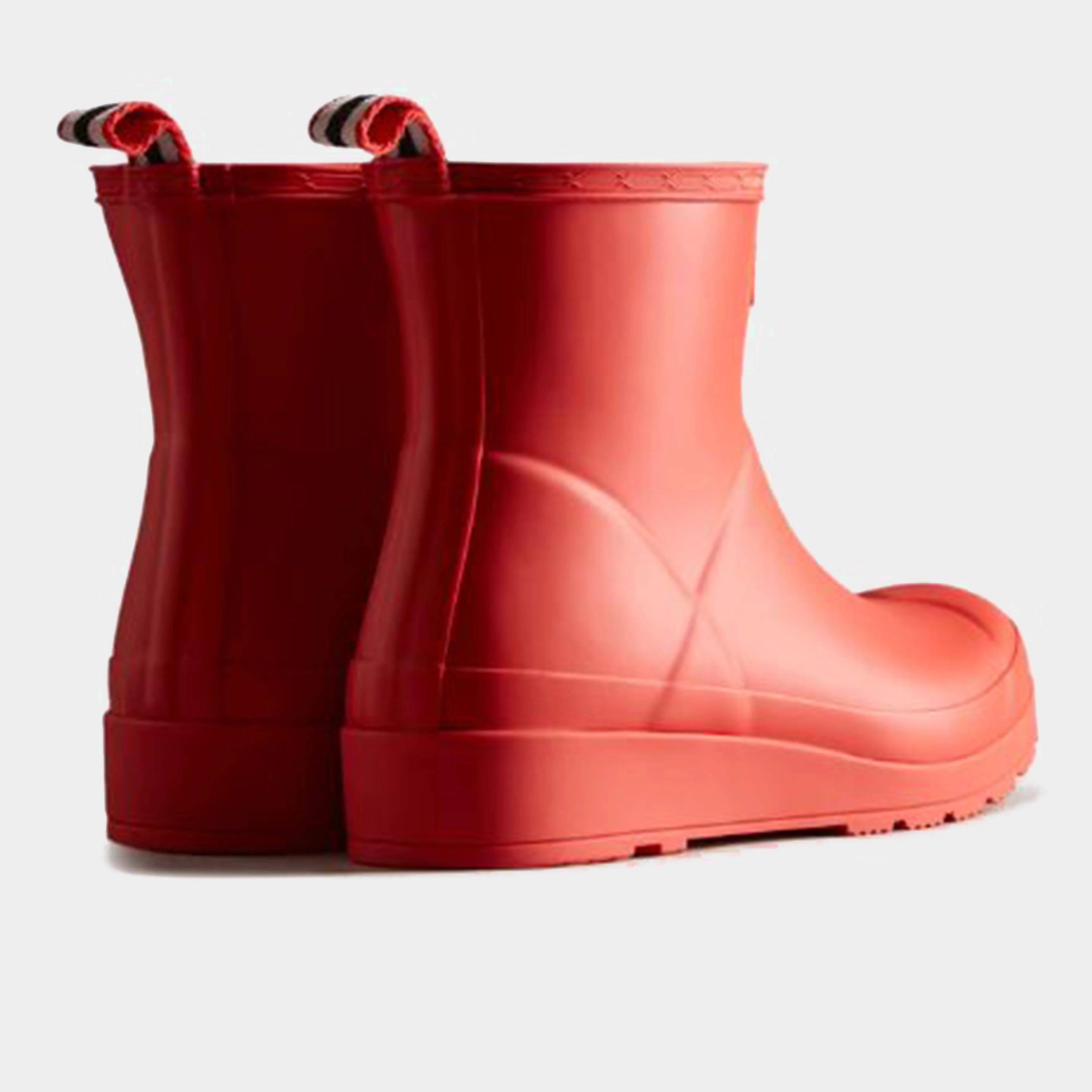 Women’s Play Short Red Wellington Boots - Image 3