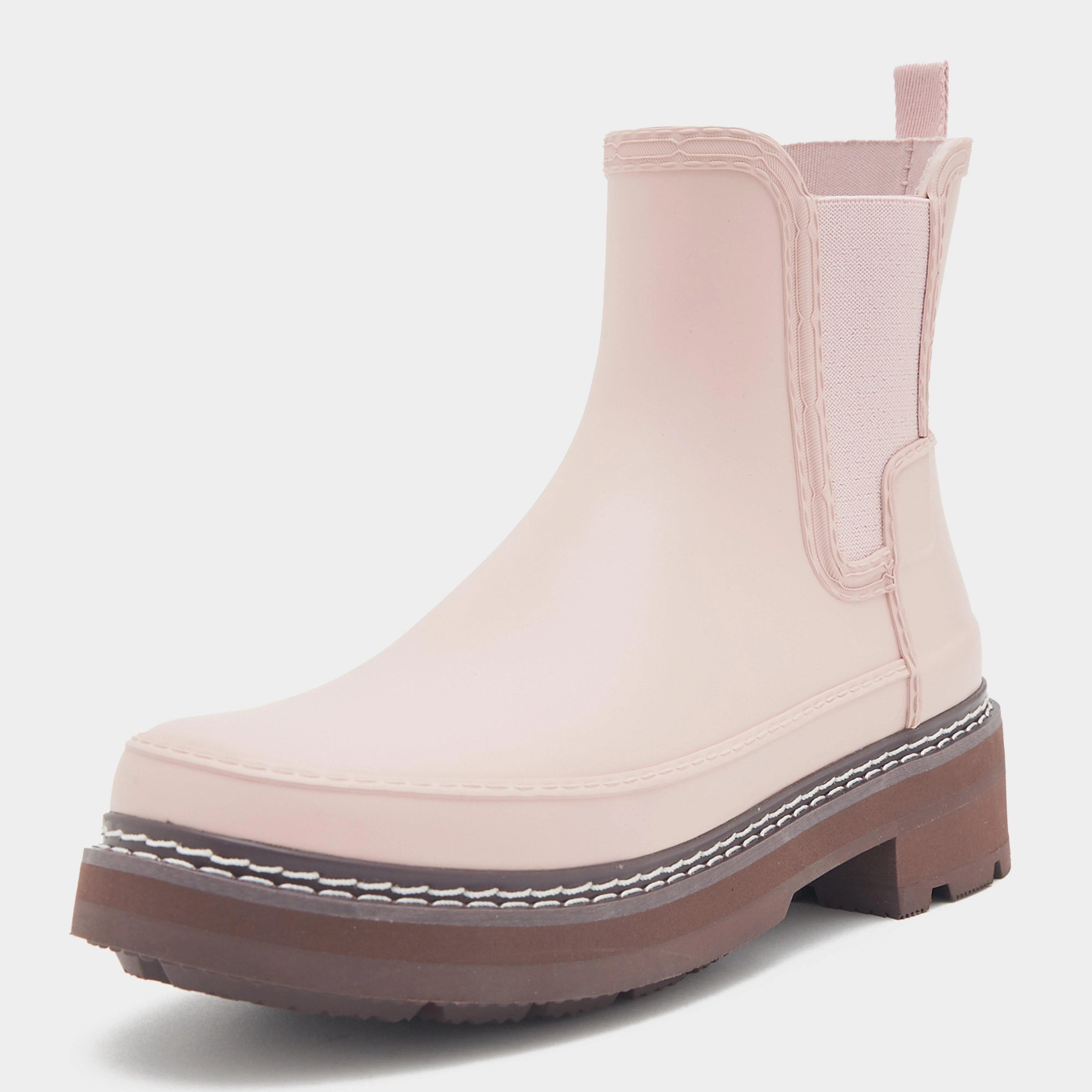Women’s Refined Stitch Detail Chelsea Wellington Boots - Image 3