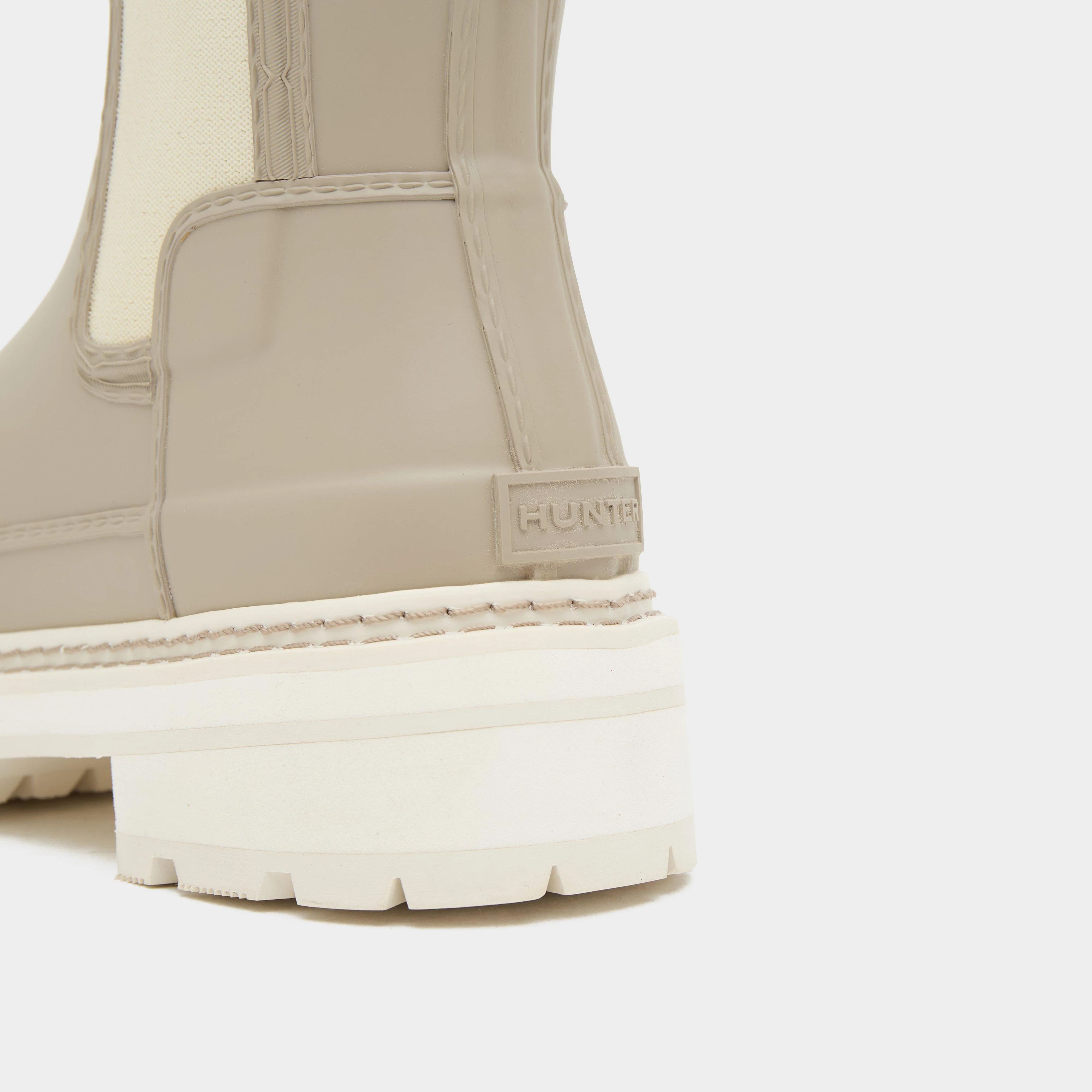 Women’s Refined Stitch Detail Chelsea Wellington Boots - Image 6