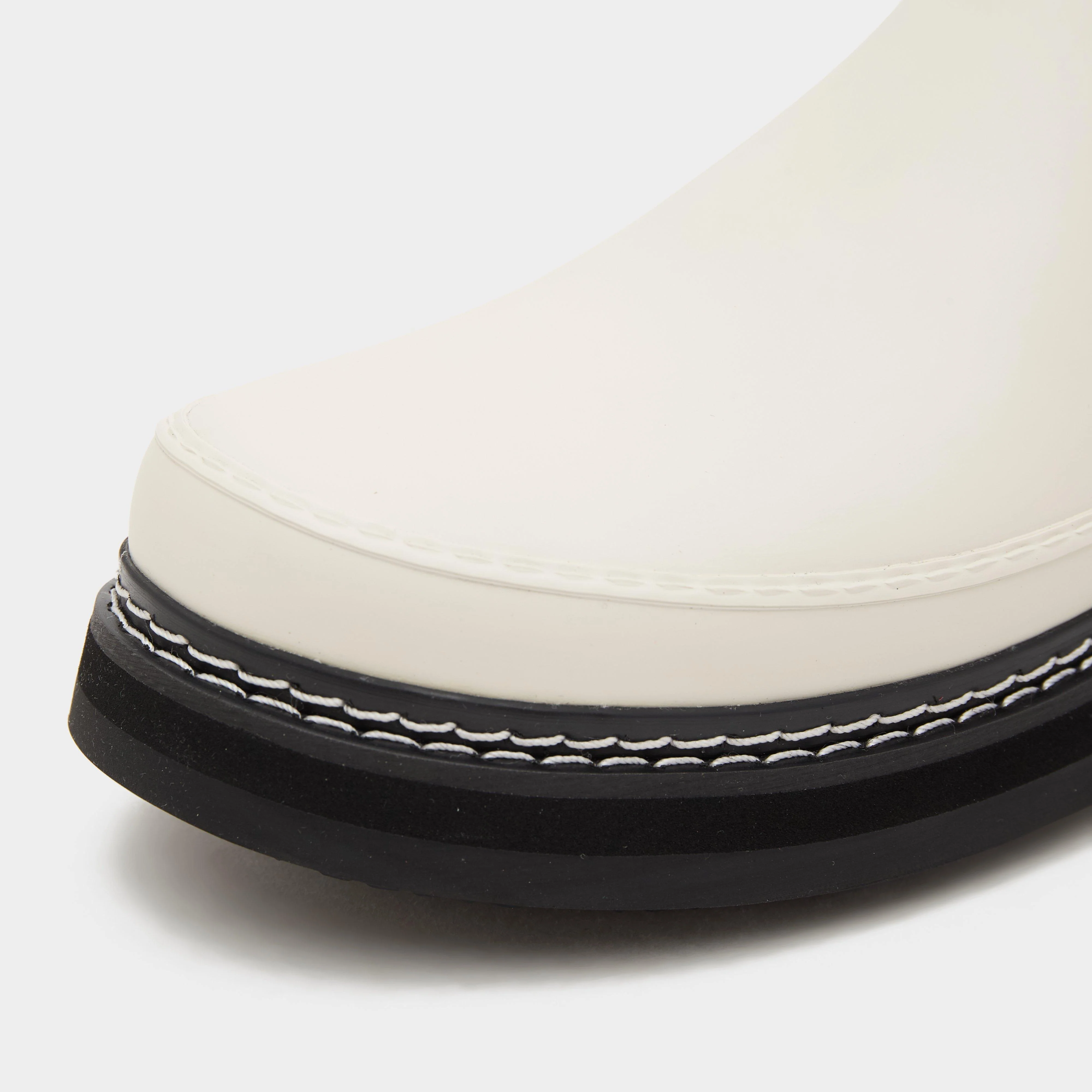Women’s Refined Stitch Detail Chelsea Wellington Boots - Image 4