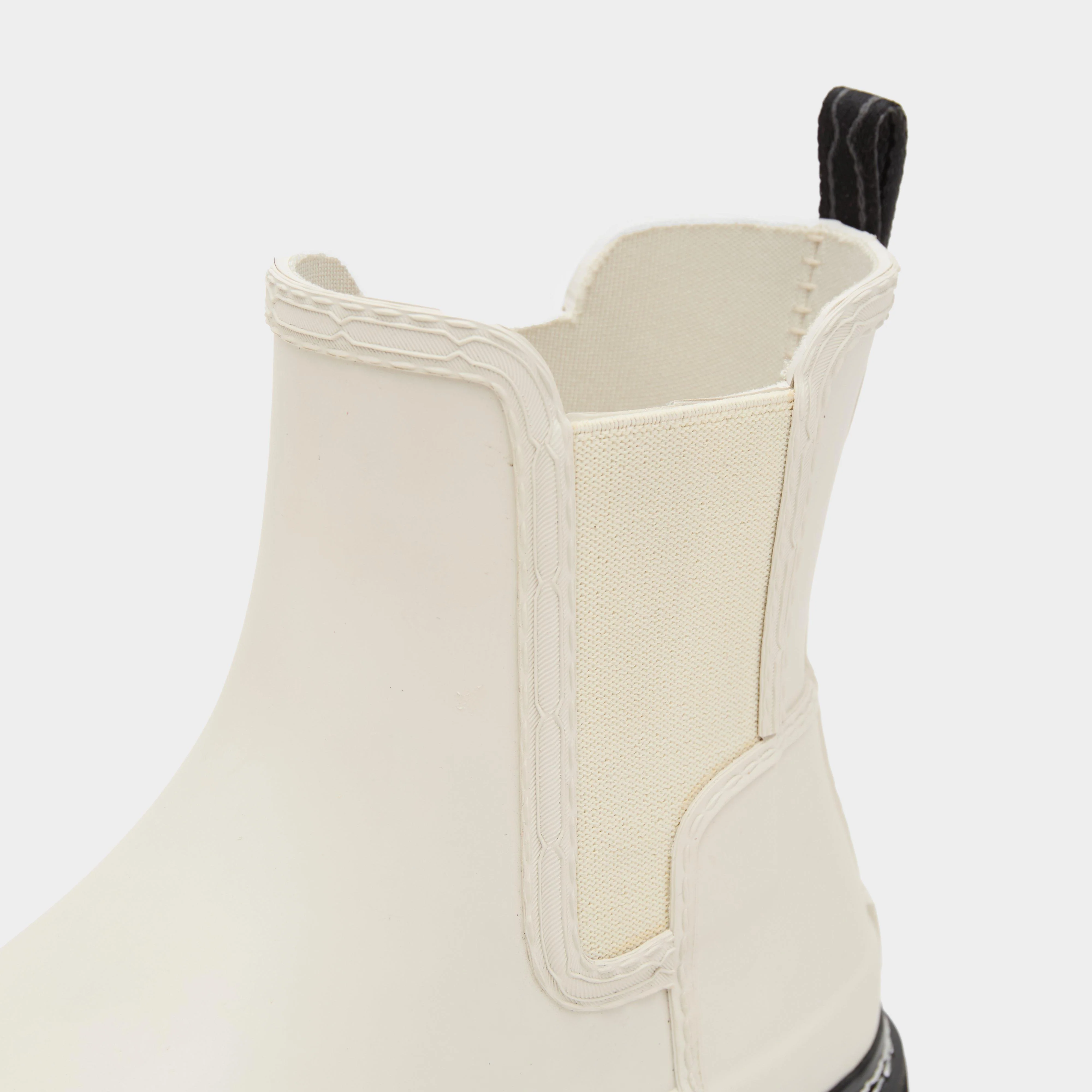 Women’s Refined Stitch Detail Chelsea Wellington Boots - Image 5