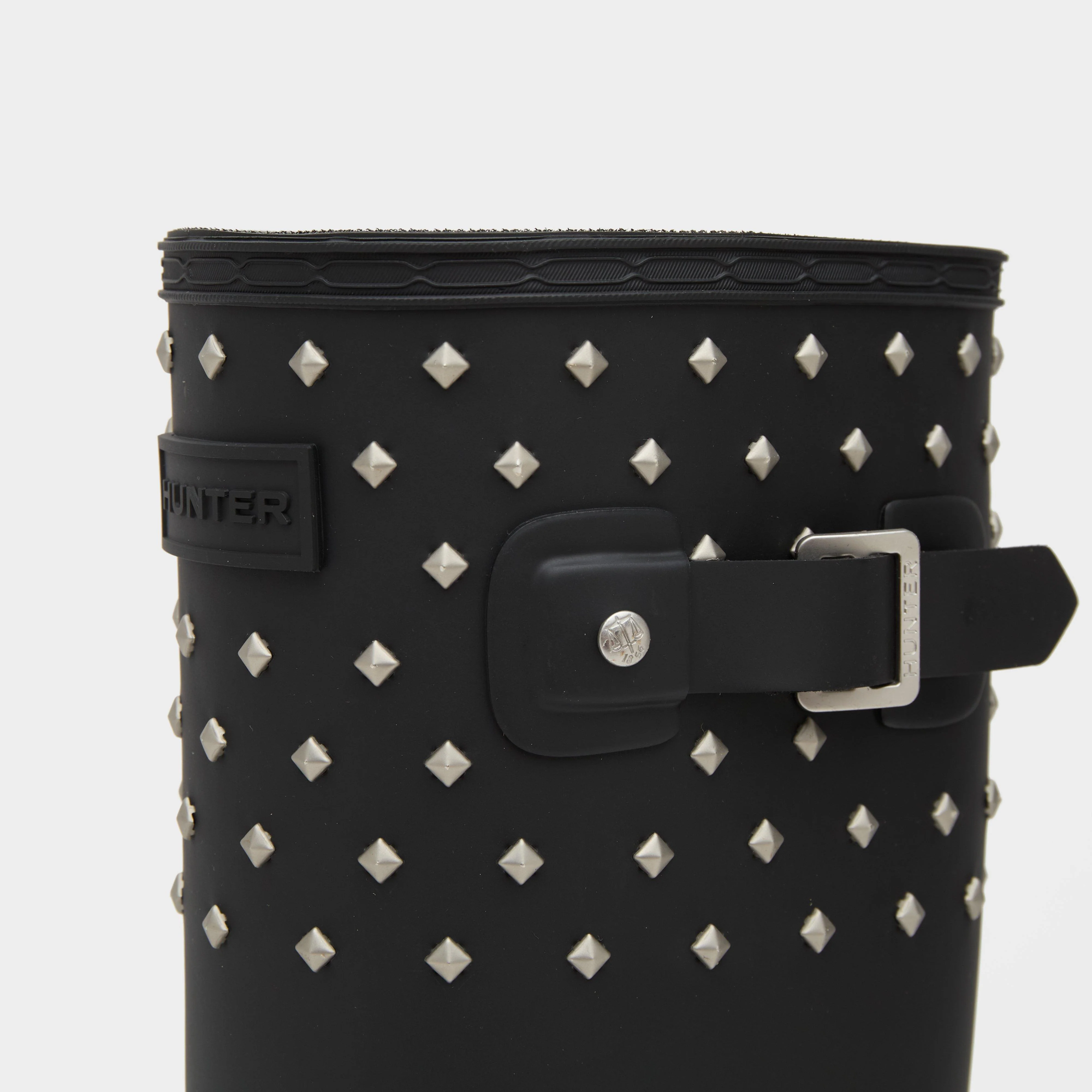 Women’s Refined Tall Studded Cuff Wellington Boots - Image 5