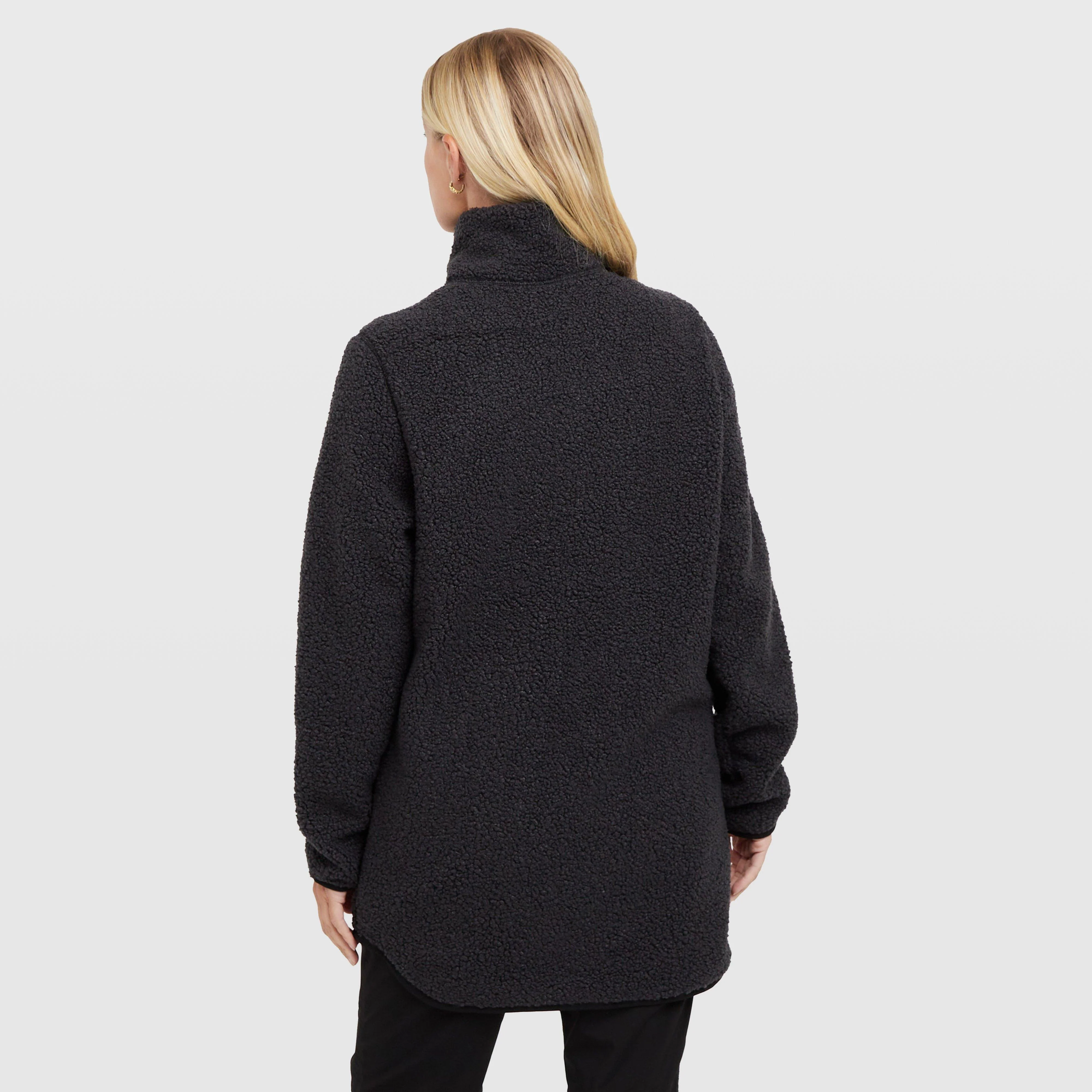 Women’s High Curl Fleece Coat - Image 2