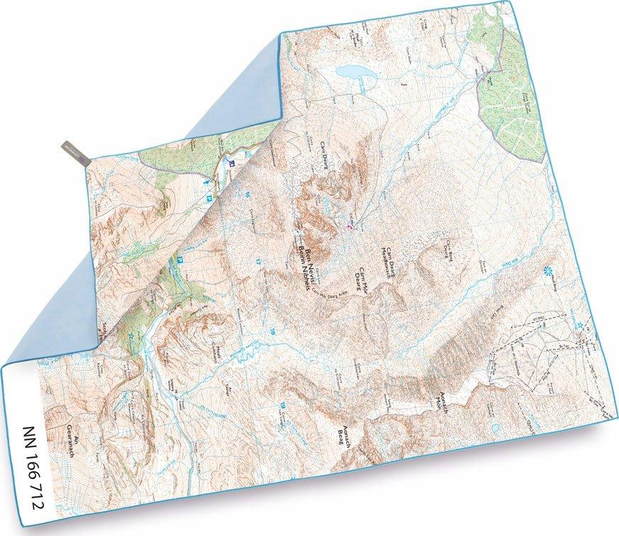 Giant Towel (Ben Nevis OS Map Print) - Image 2