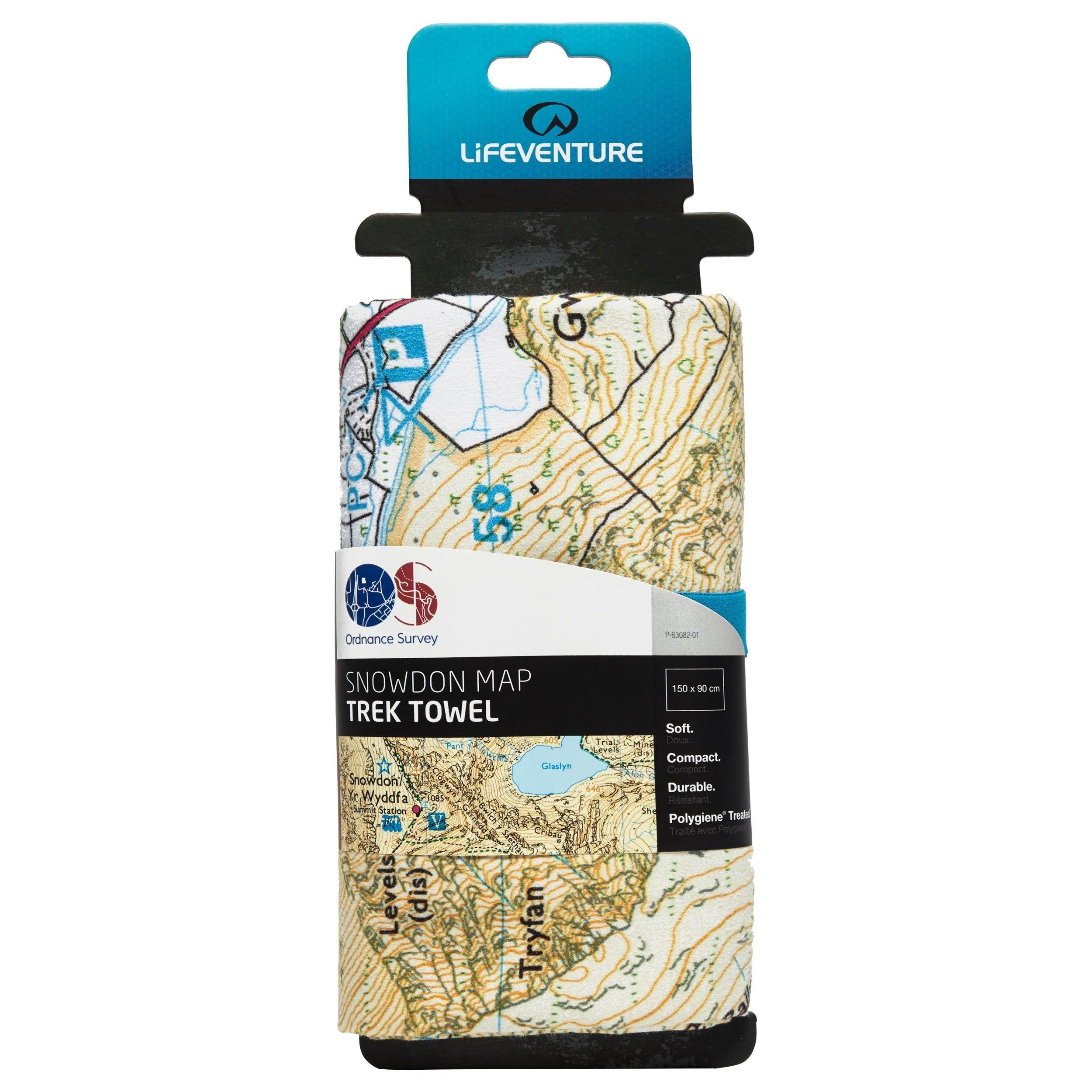 Giant Towel (Snowdon OS Map Print) - Image 3