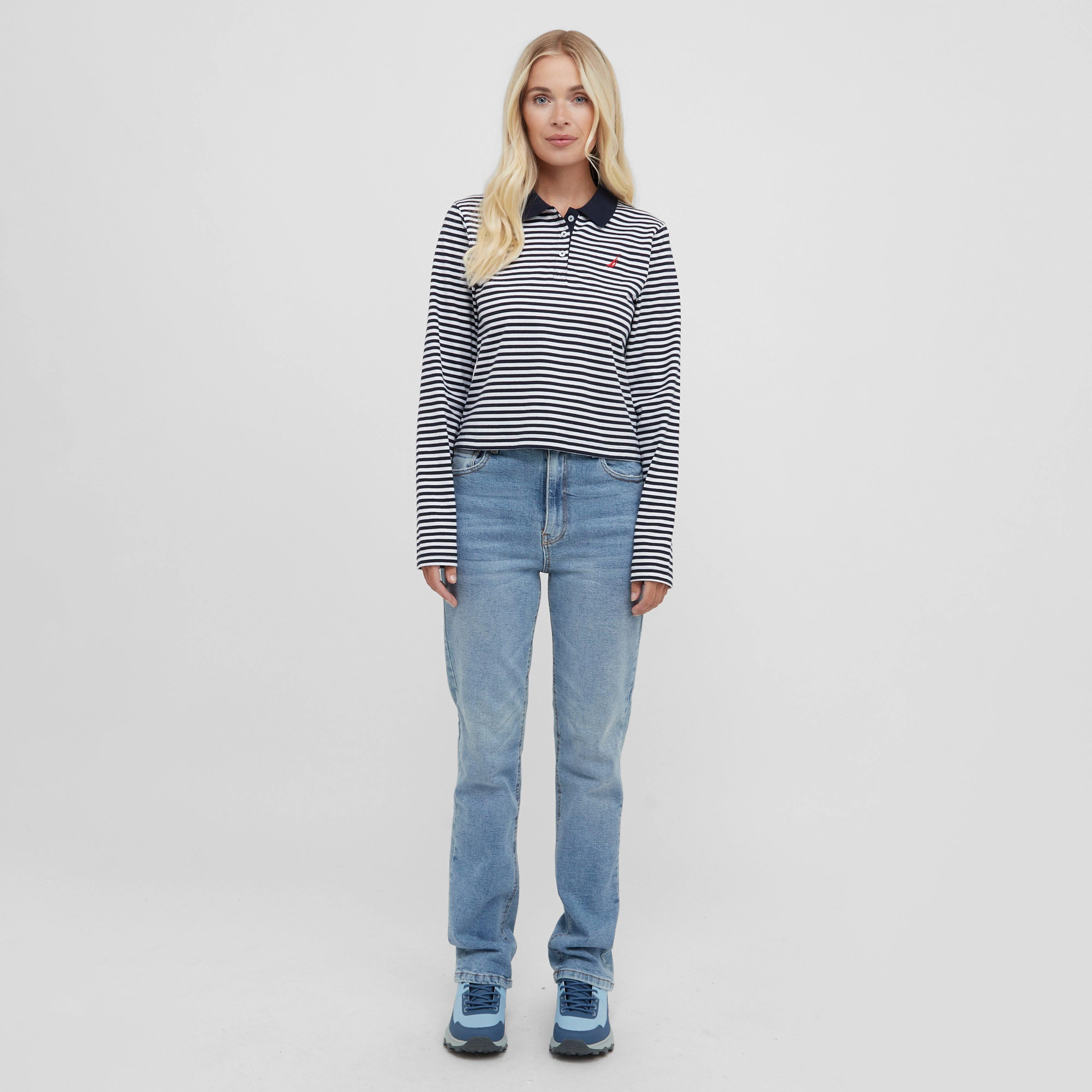 Women’s Sabine Long Sleeve Polo - Image 3