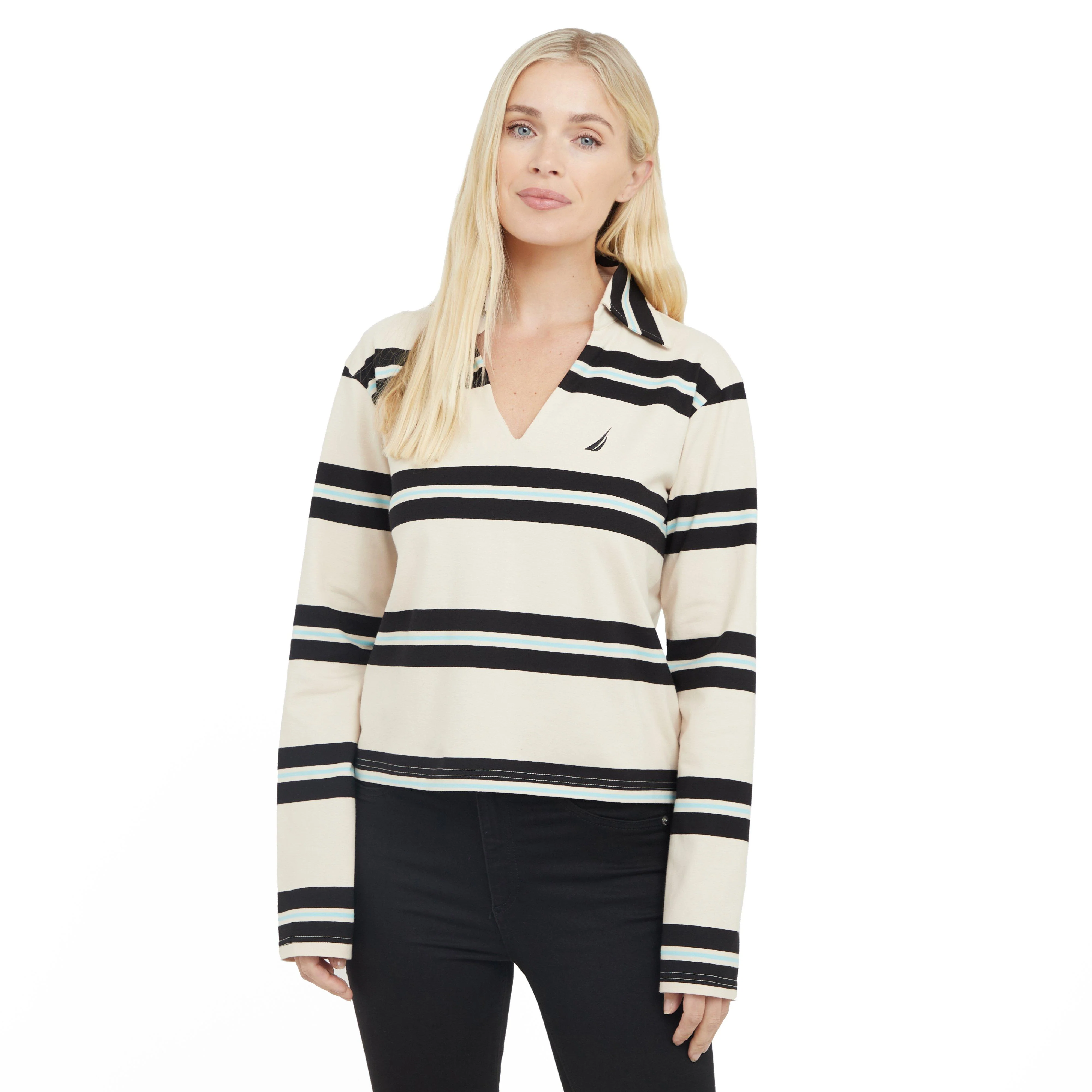 Women’s Salado Long Sleeve Polo Shirt - Image 6