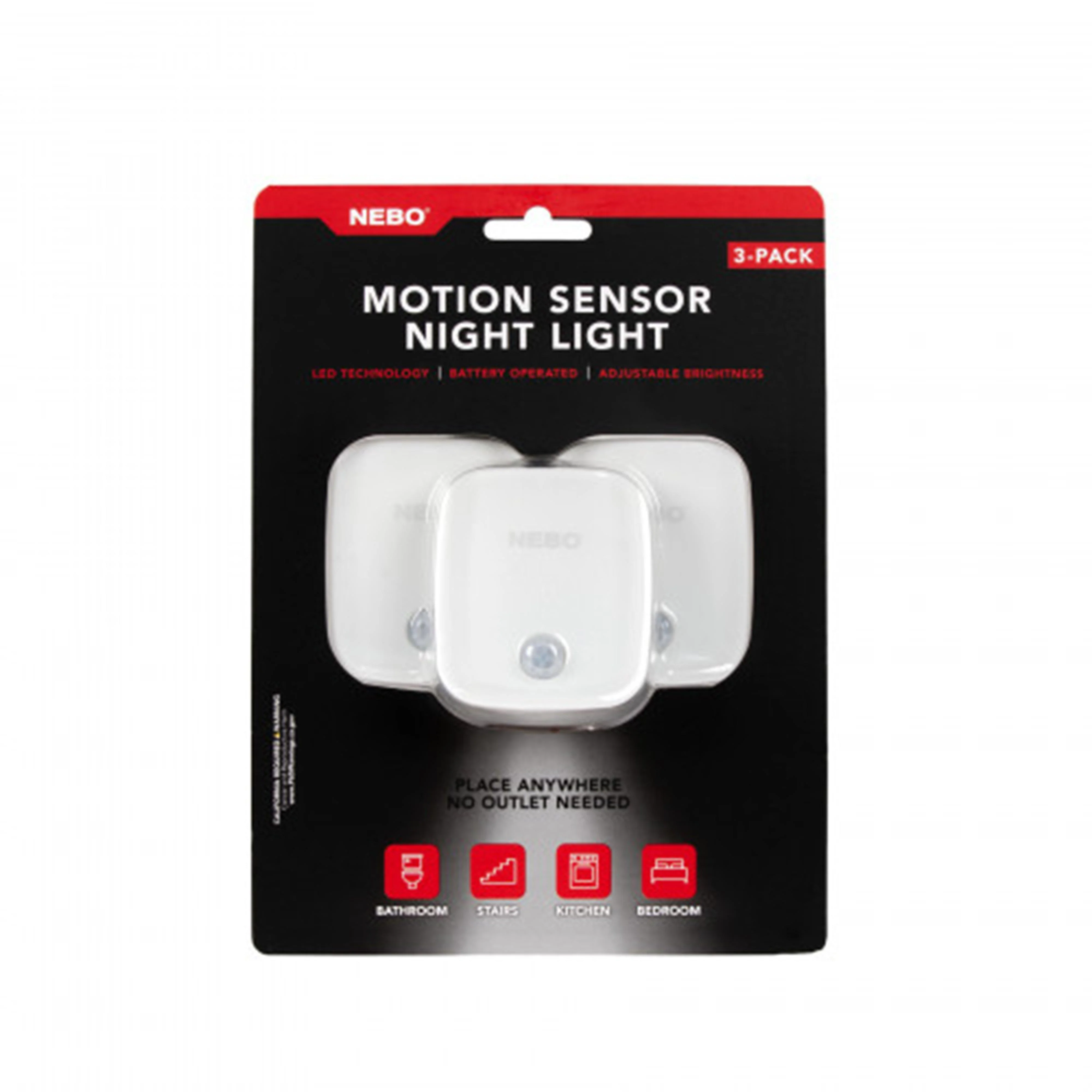 LED Motion Sensor Night Light (3 Pack) - Image 5