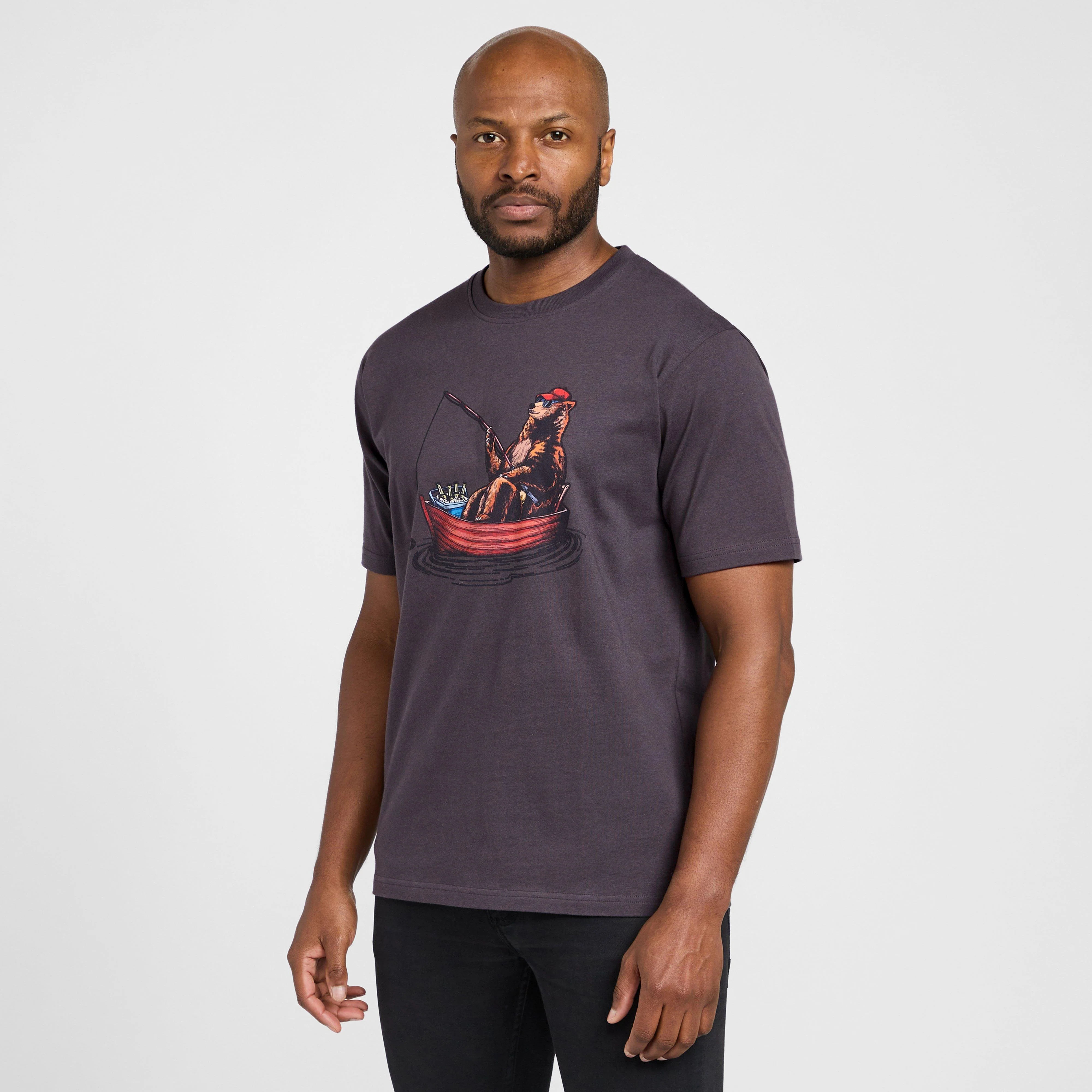 Men's Fishing Bear T-Shirt
