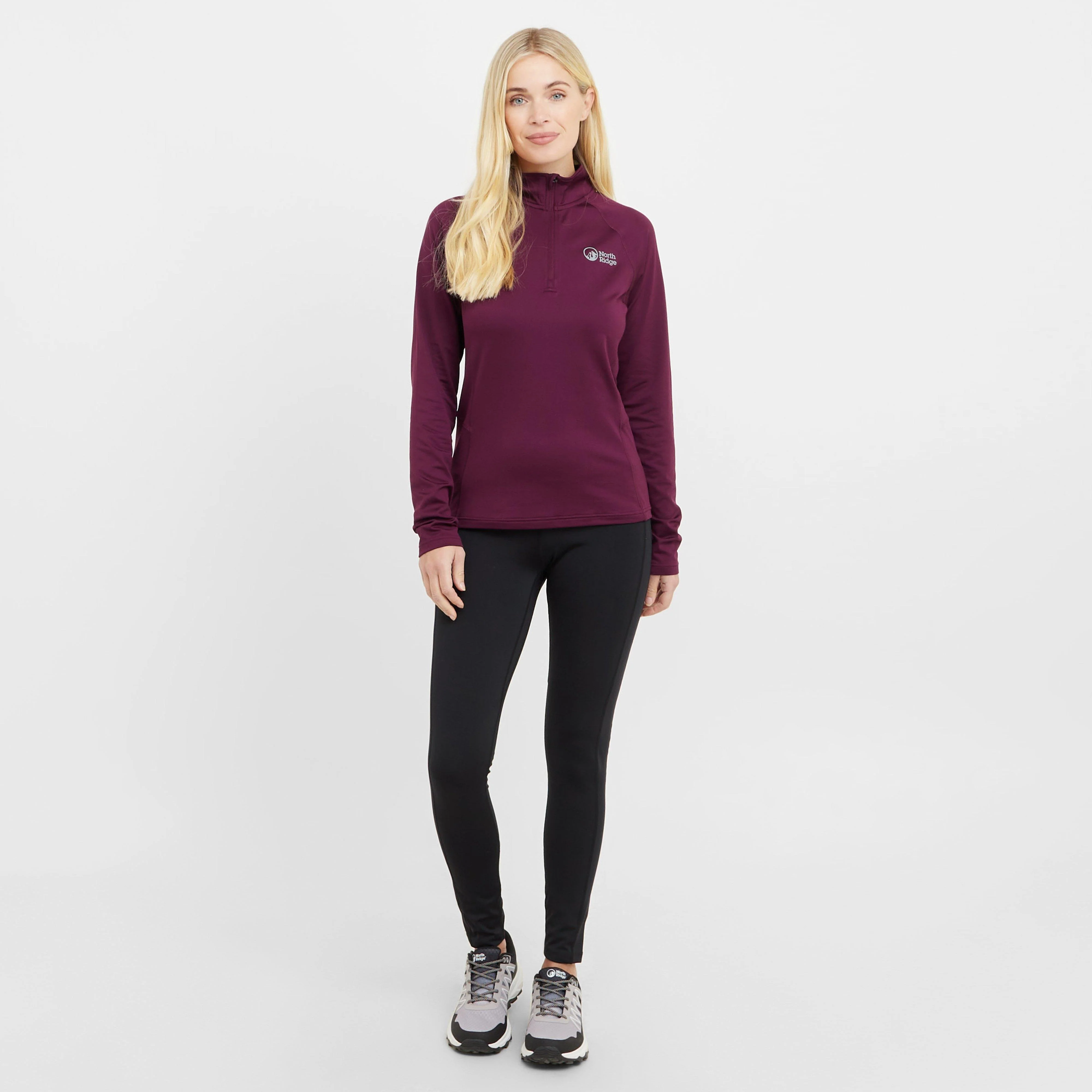 Women’s Intensity Thermal Long Sleeve Half Zip Top - Image 17