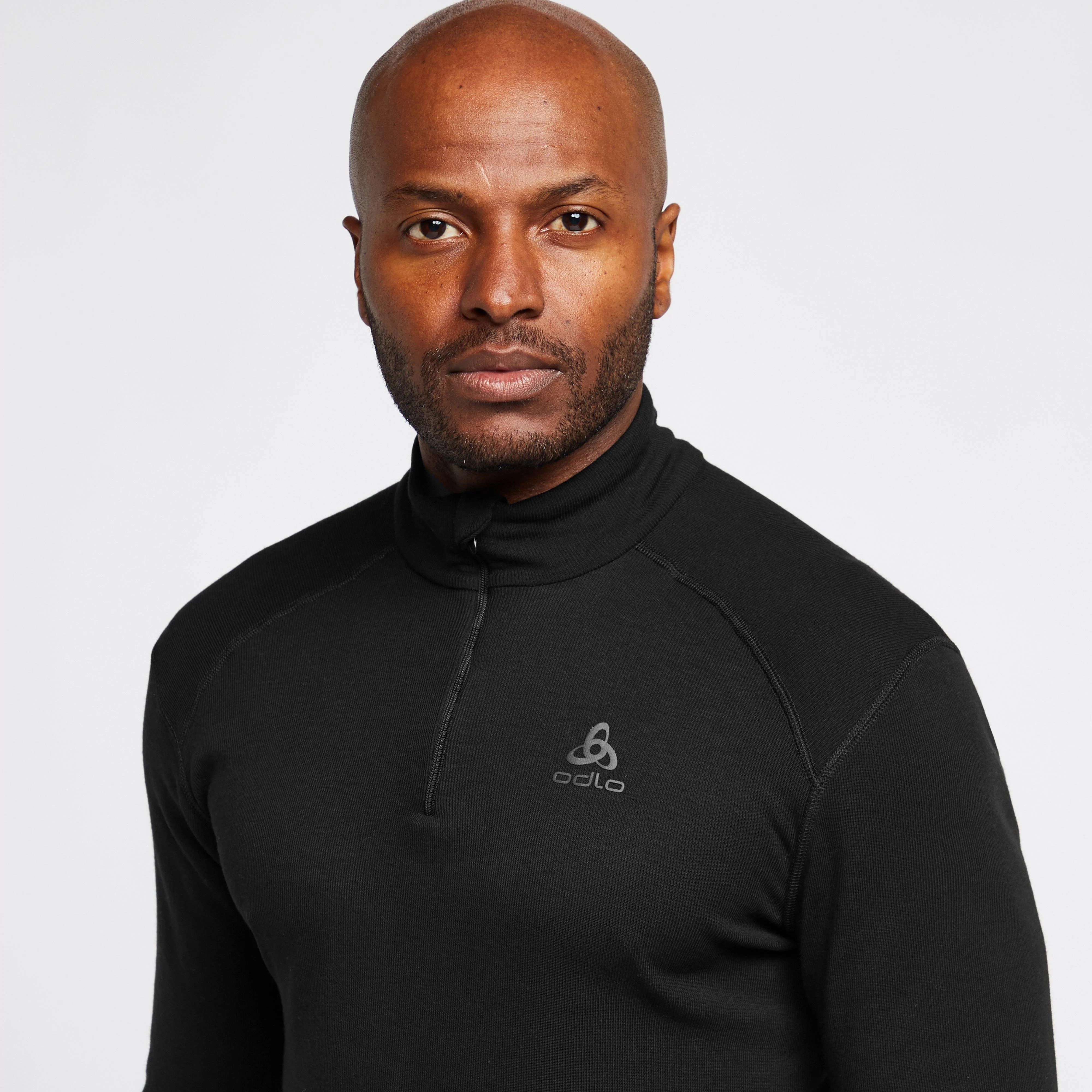 Men's Active Warm Long Sleeve Half Zip Baselayer Top - Image 10
