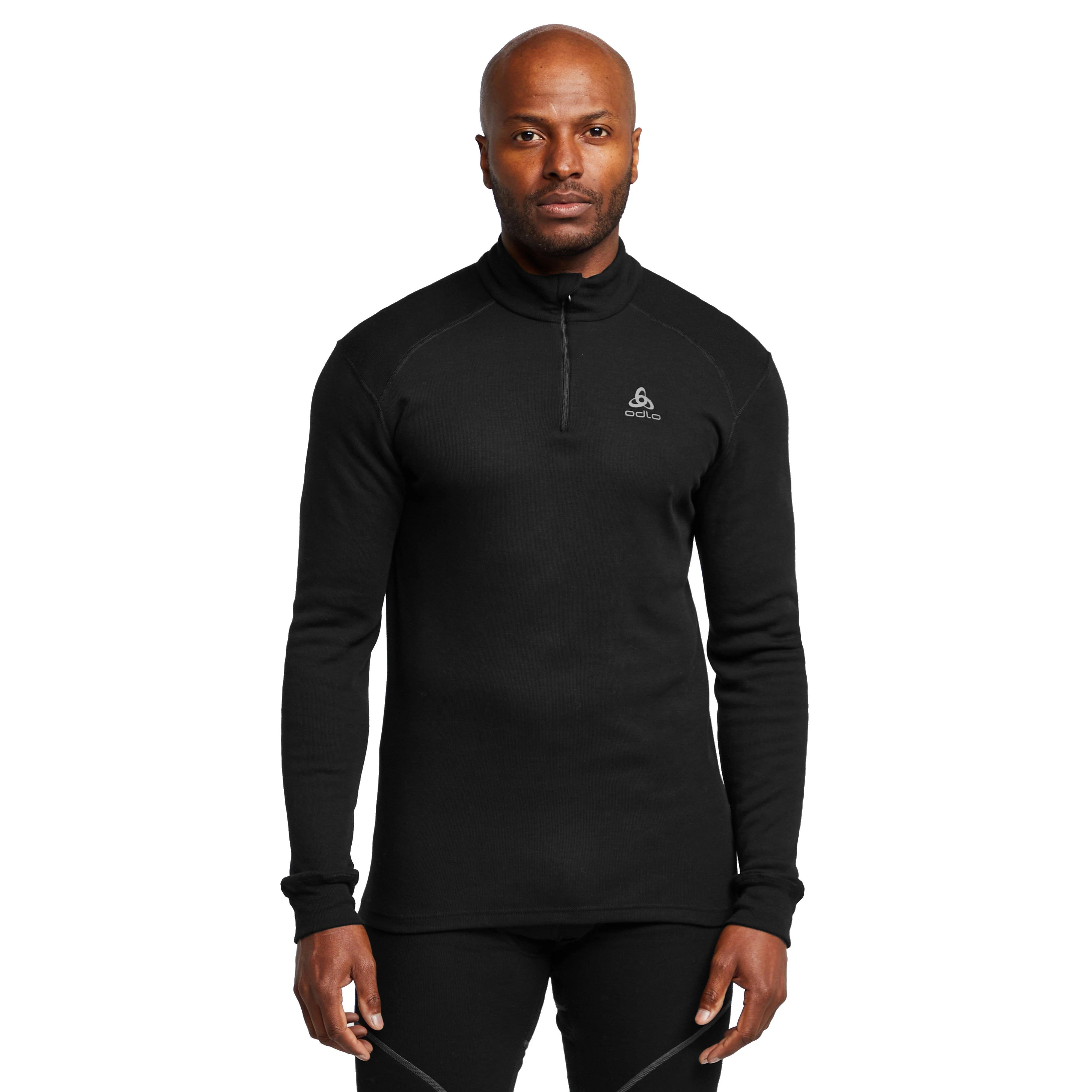 Men's Active Warm Long Sleeve Half Zip Baselayer Top - Image 12