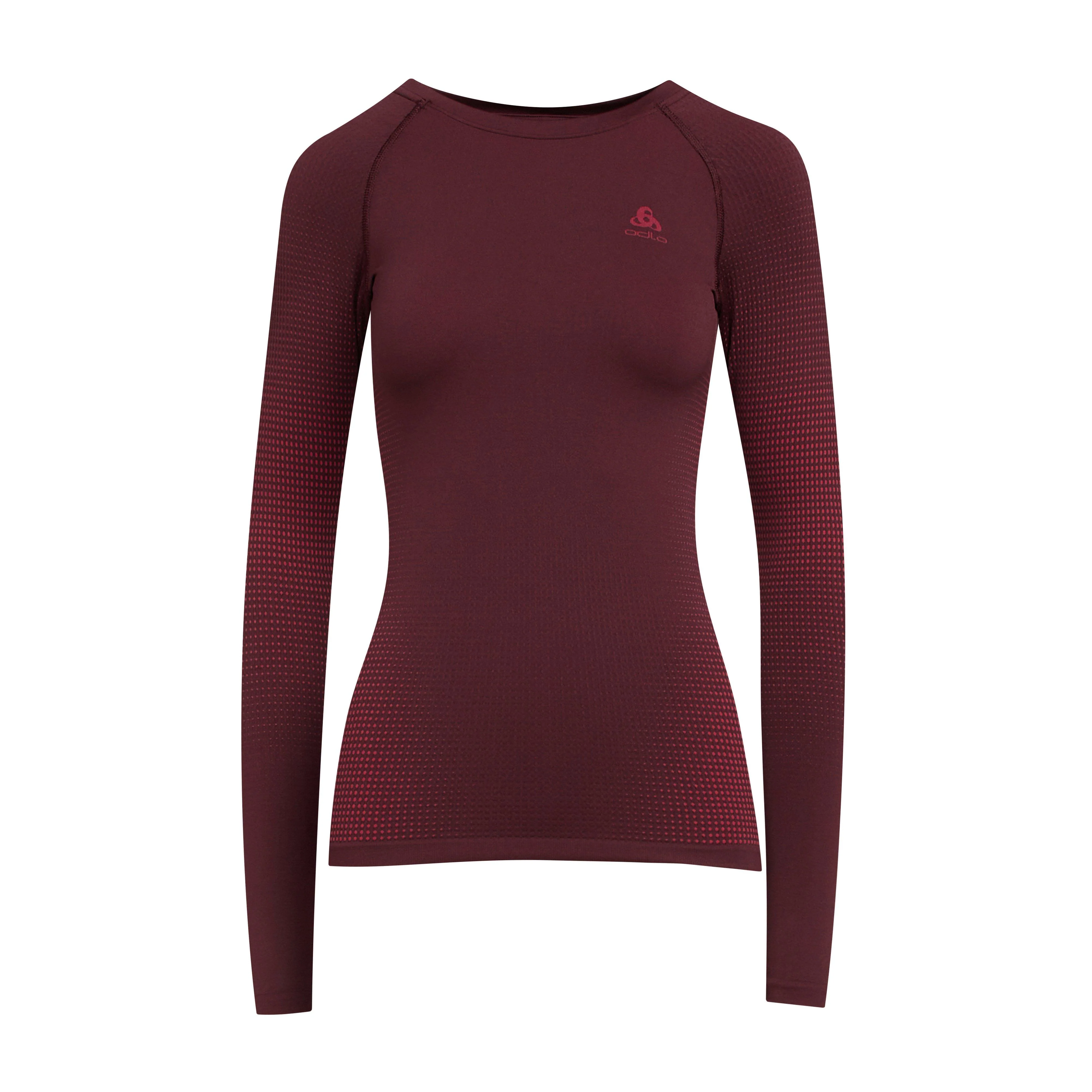 Womens Performance Warm Long Sleeve Crew Neck Baselayer - Image 5