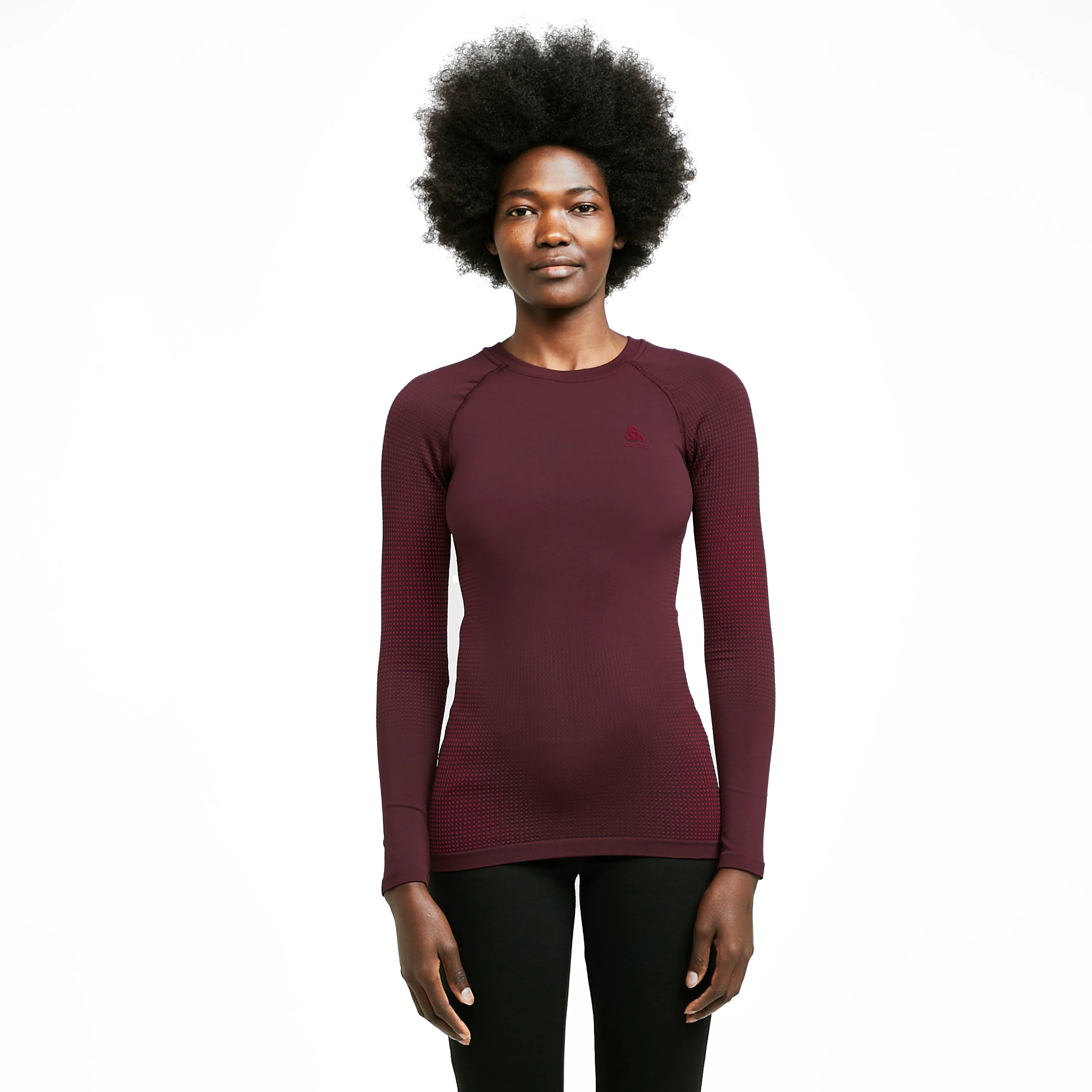 Womens Performance Warm Long Sleeve Crew Neck Baselayer - Image 6
