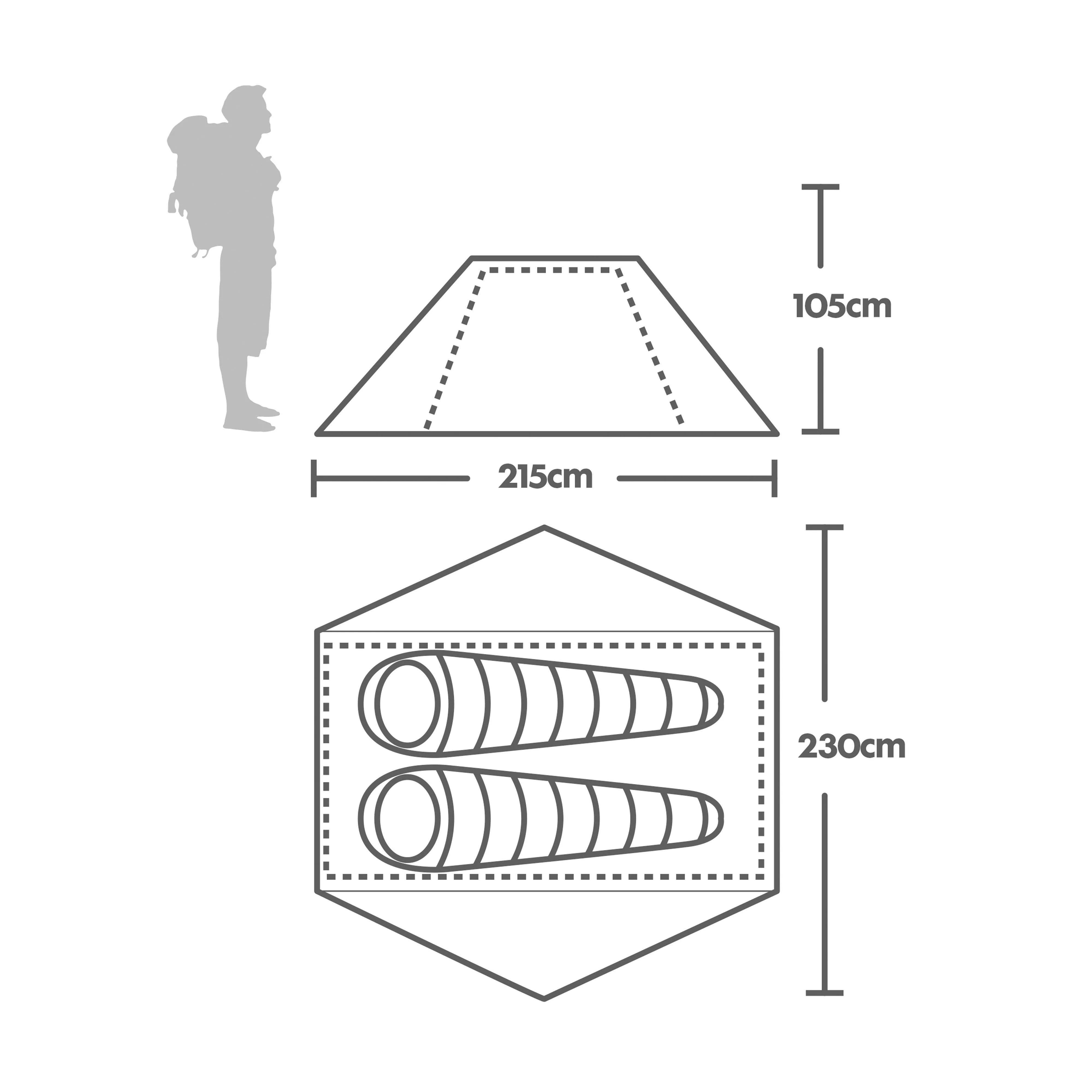 Rakoon II person Tent - Image 2