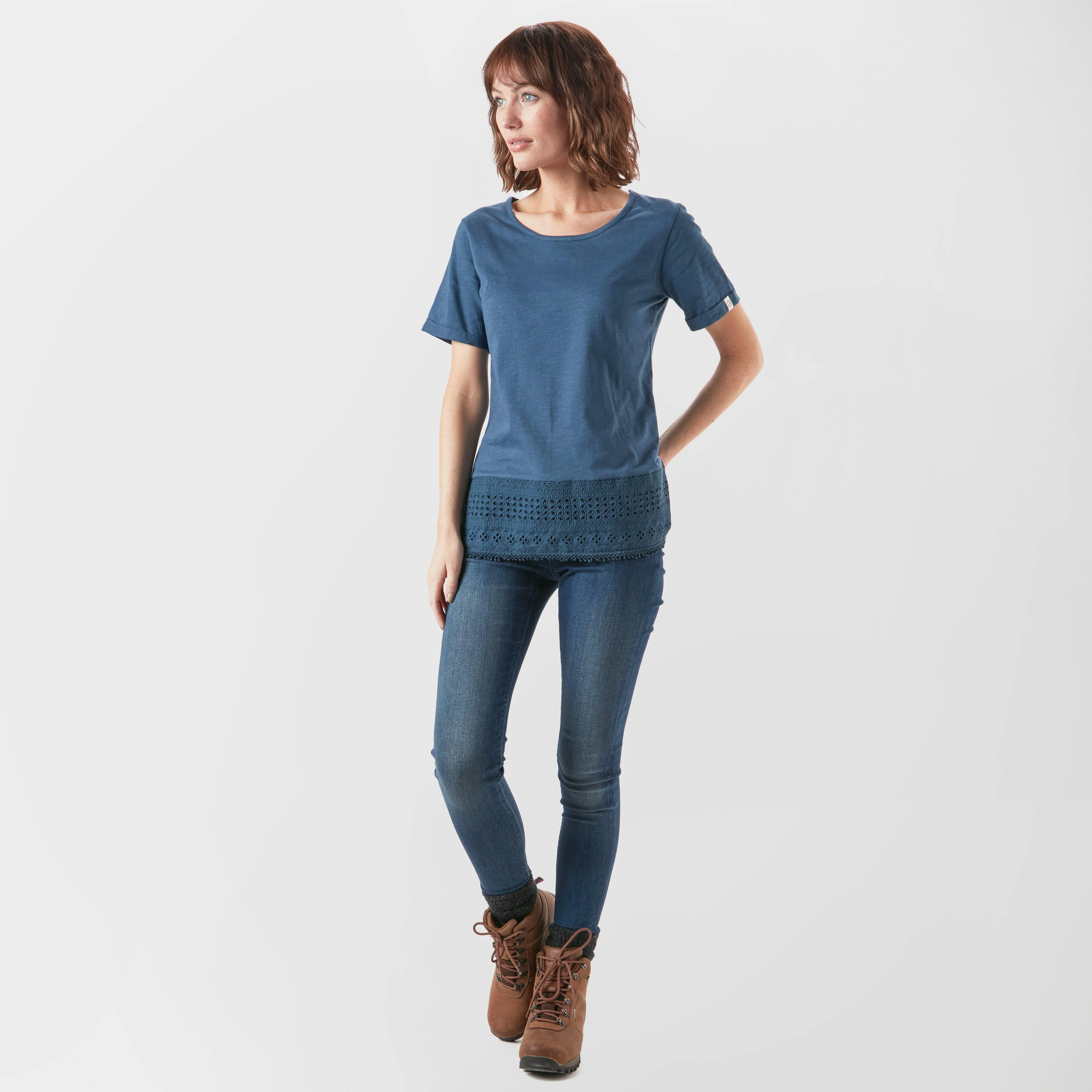 Women’s Embroidered Hem T-shirt - Image 3