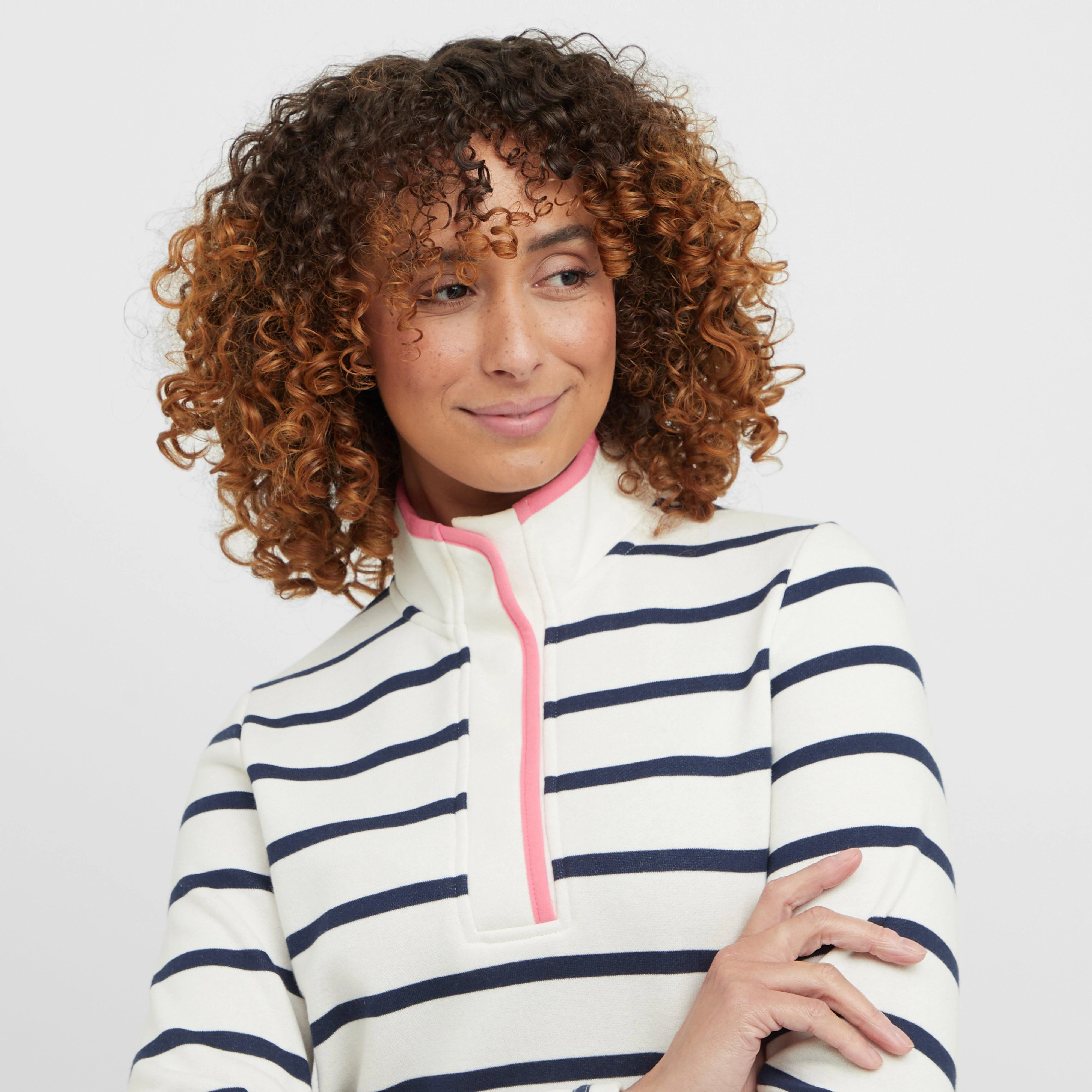 Women’s Portreath Half Zip Sweatshirt - Image 4