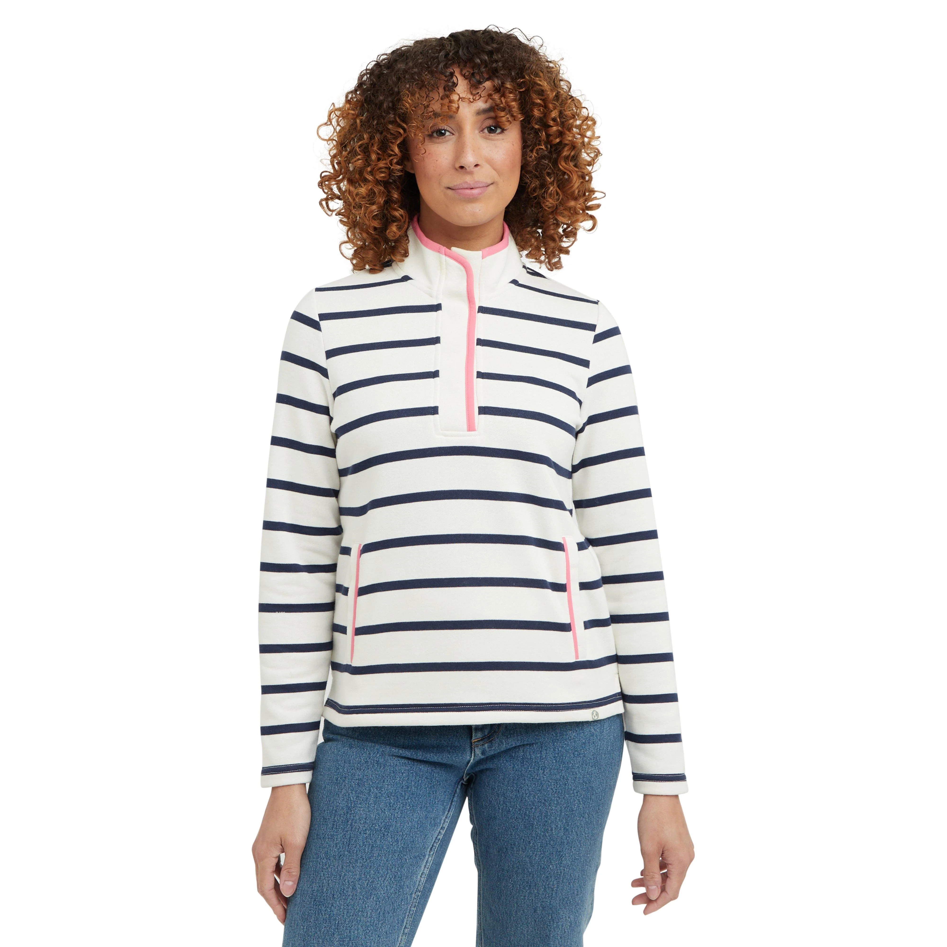 Women’s Portreath Half Zip Sweatshirt - Image 7