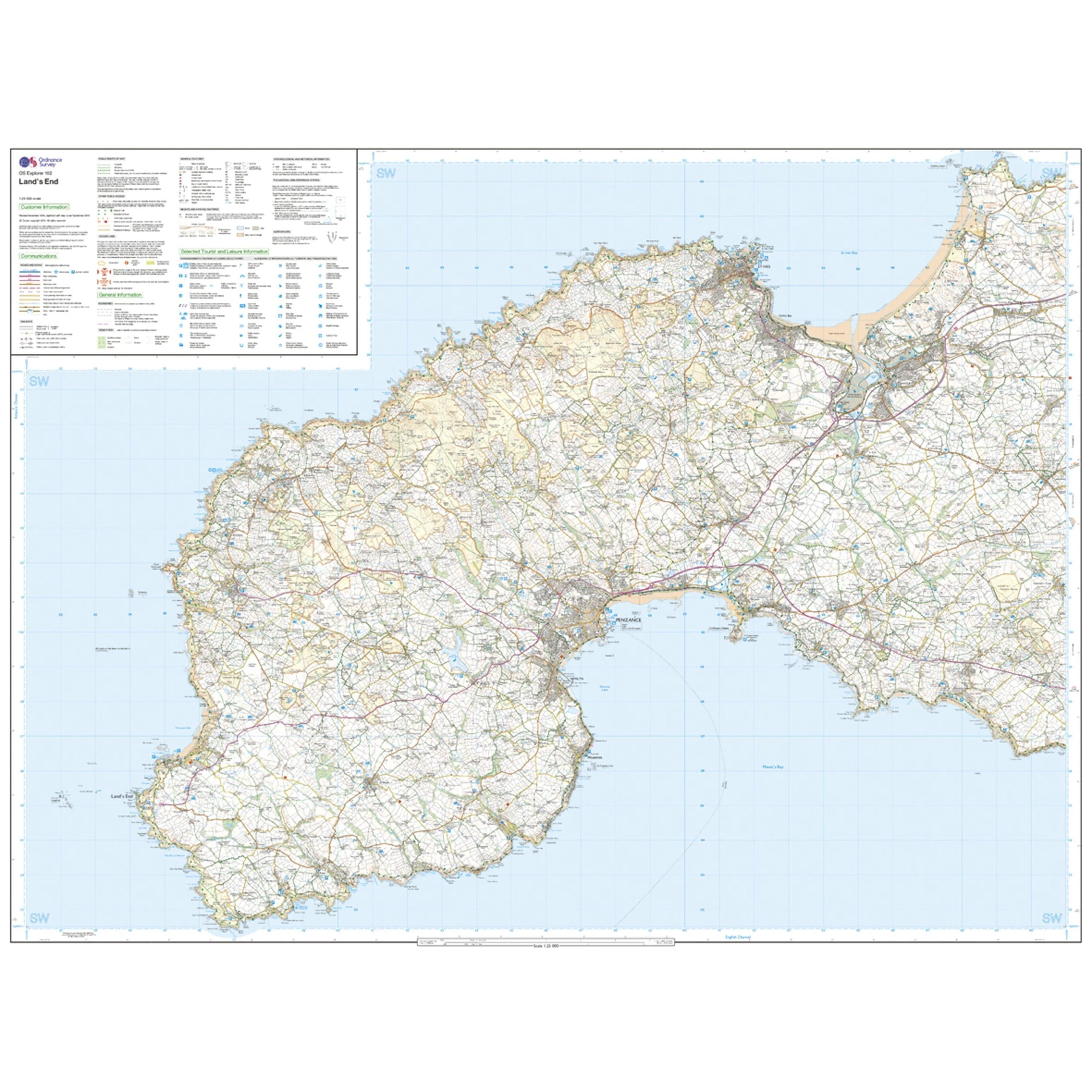 Explorer 102 Land’s End Map With Digital Version - Image 3