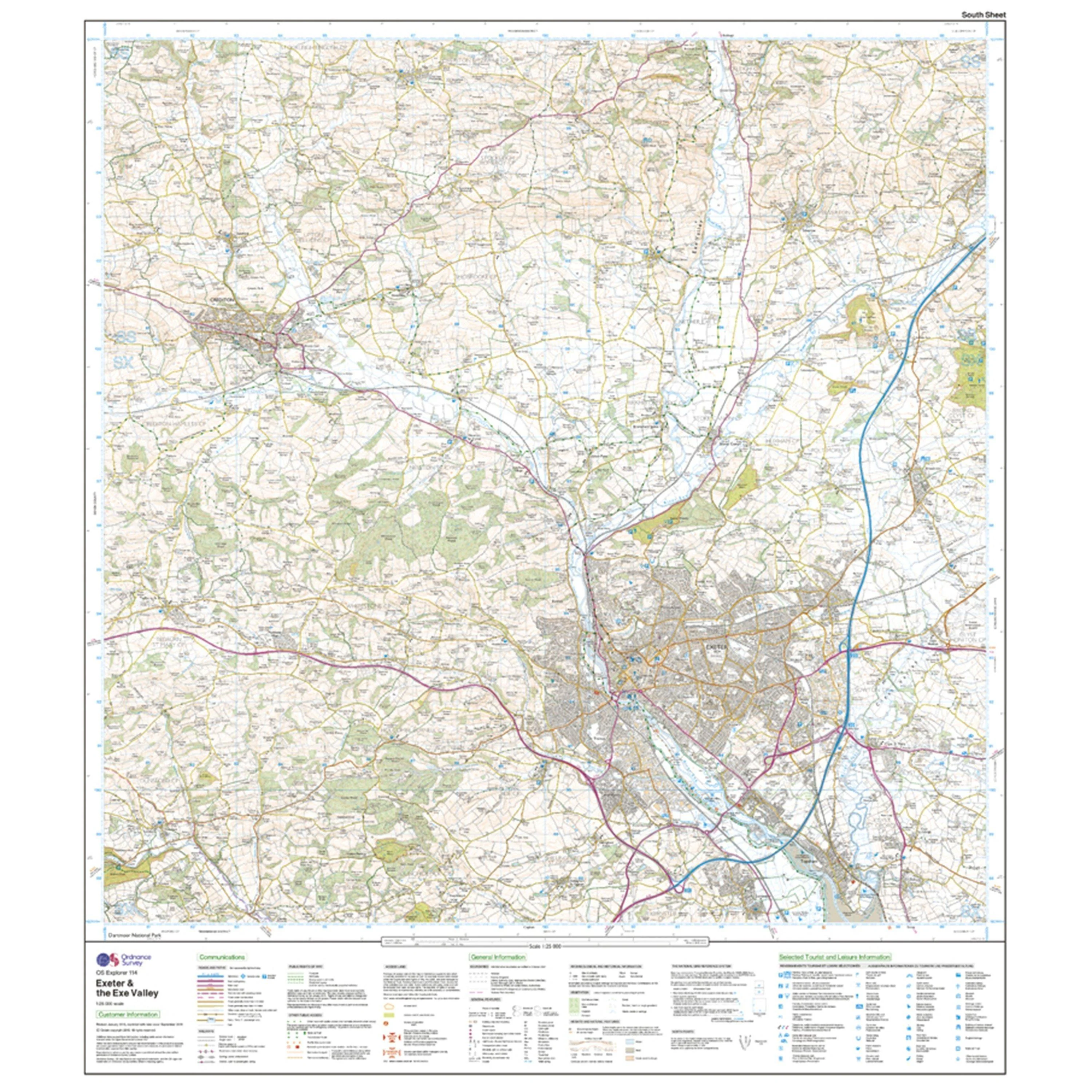 Explorer 114 Exeter & The Exe Valley Map With Digital Version - Image 4