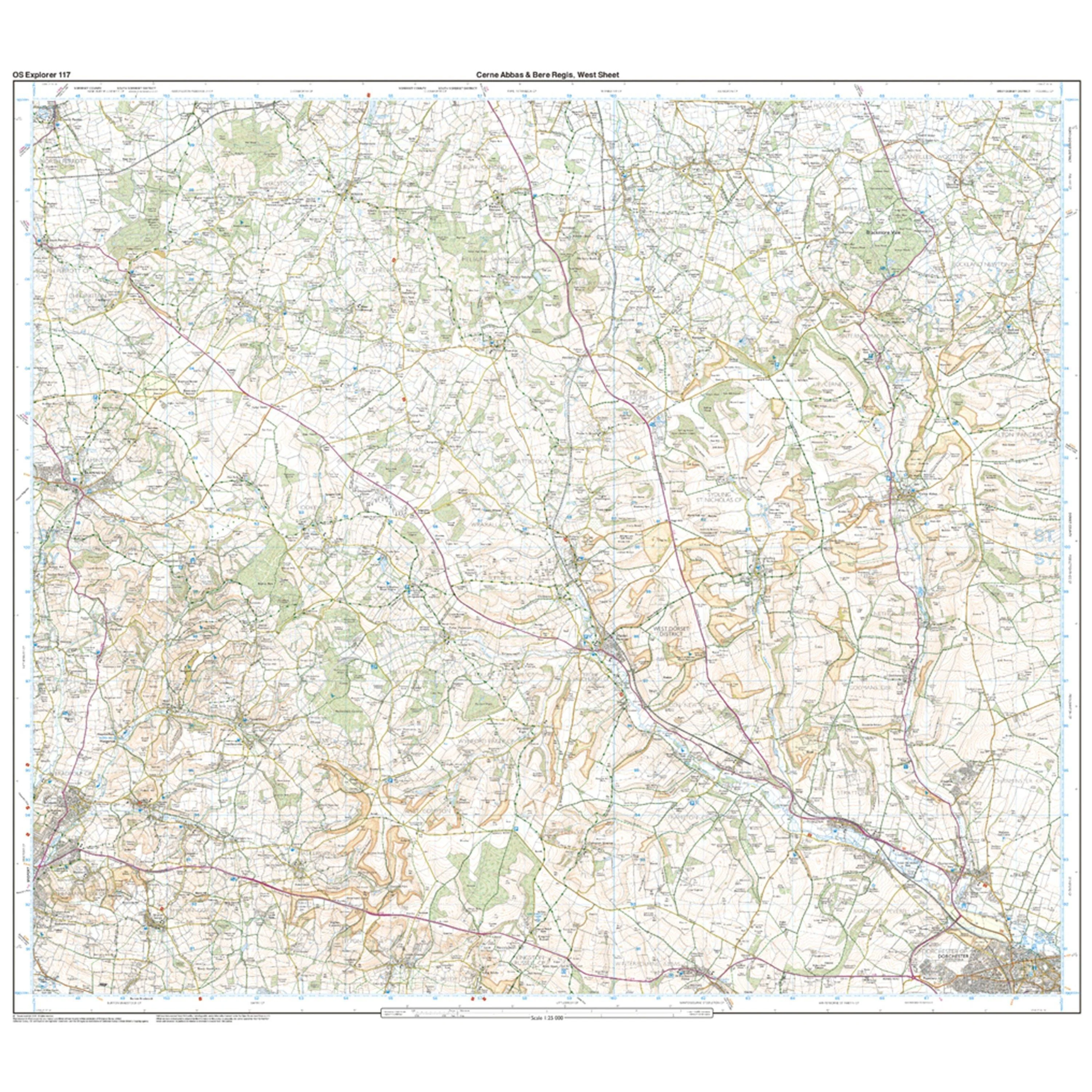 Explorer 117 Cerne Abbas & Bere Regis Map With Digital Version - Image 9