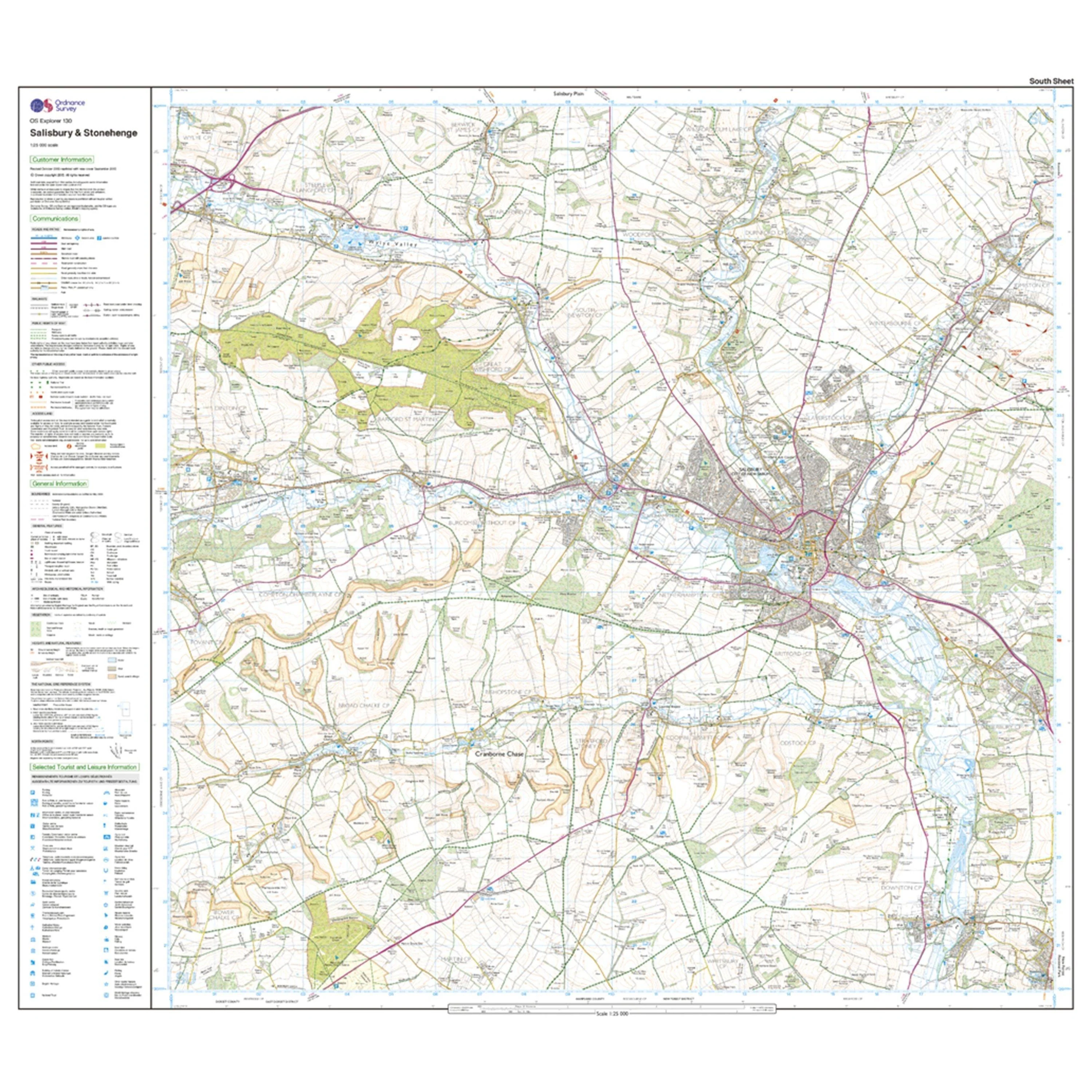 Explorer 130 Salisbury & Stonehenge Map With Digital Version - Image 9