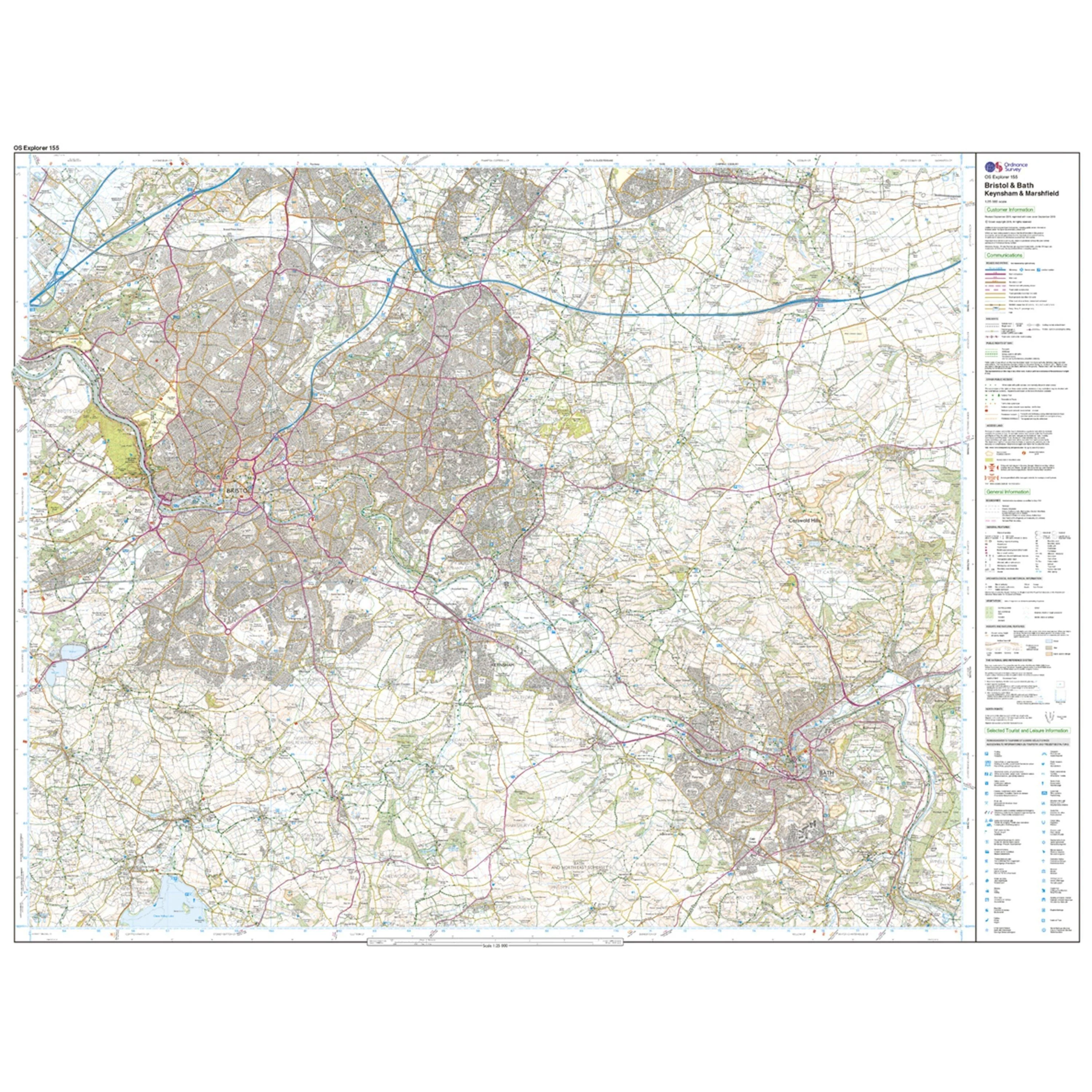 Explorer 155 Bristol & Bath Map With Digital Version - Image 7