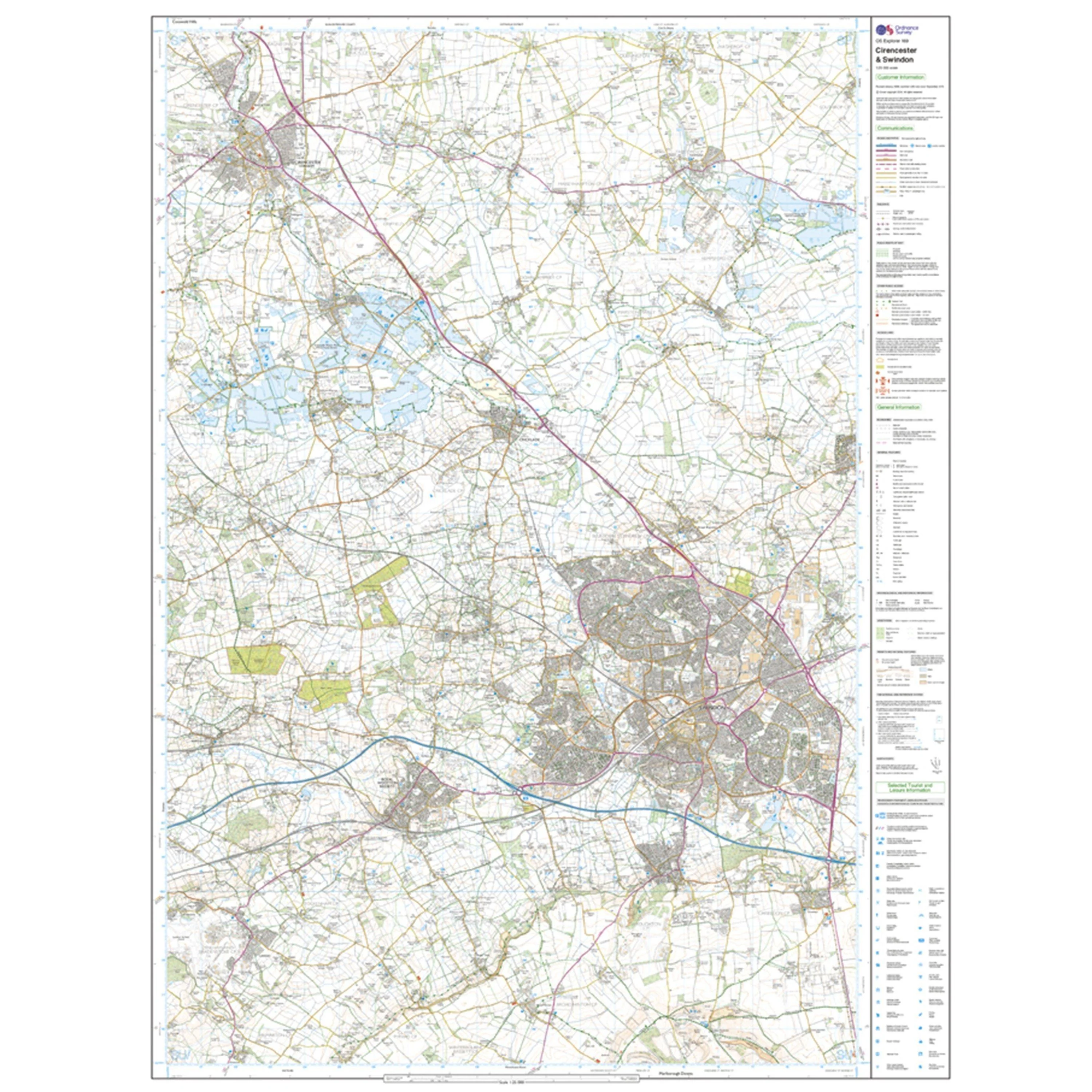 Explorer 169 Cirencester & Swindon Map With Digital Version - Image 7