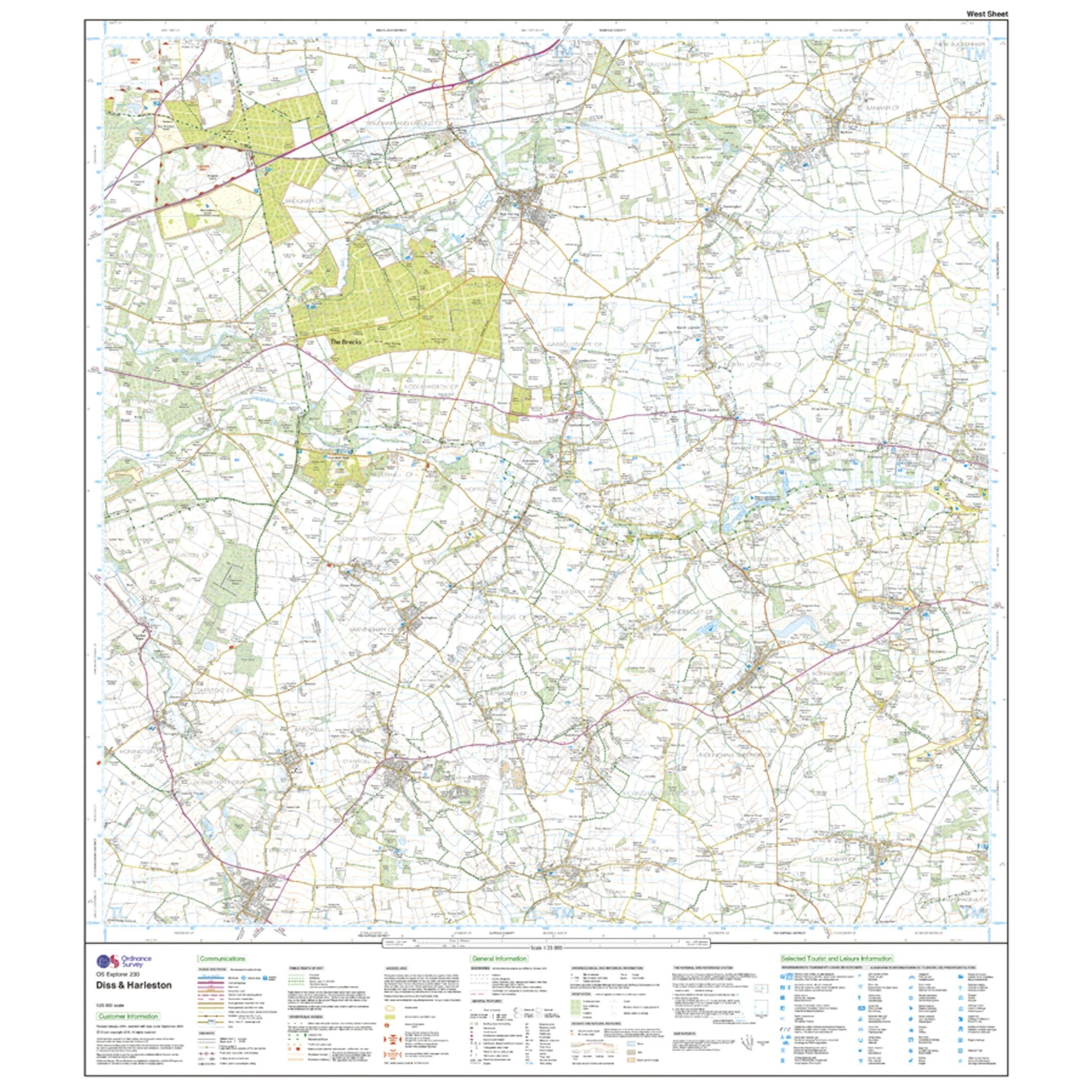 Explorer 230 Diss & Harleston Map With Digital Version - Image 4