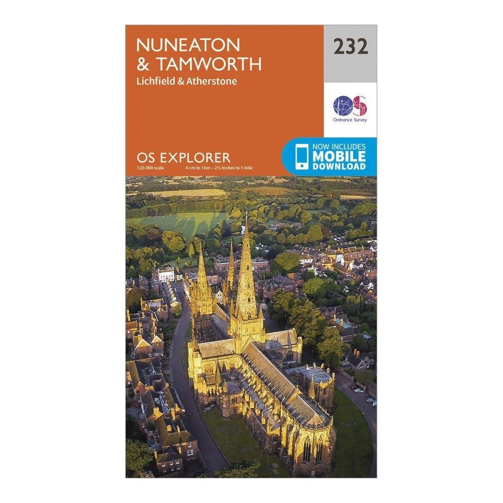 Explorer 232 Nuneaton & Tamworth Map With Digital Version - Image 4
