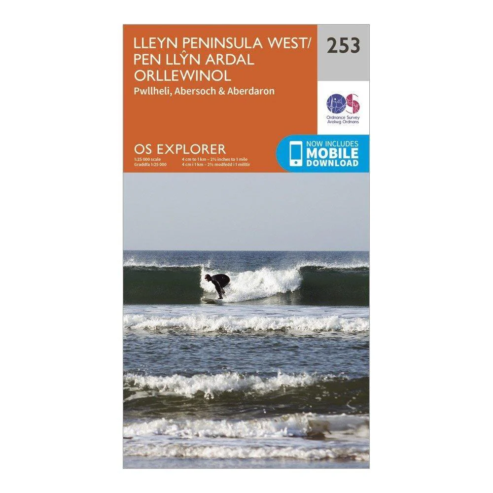 Explorer 253 Lleyn Peninsula West Map With Digital Version