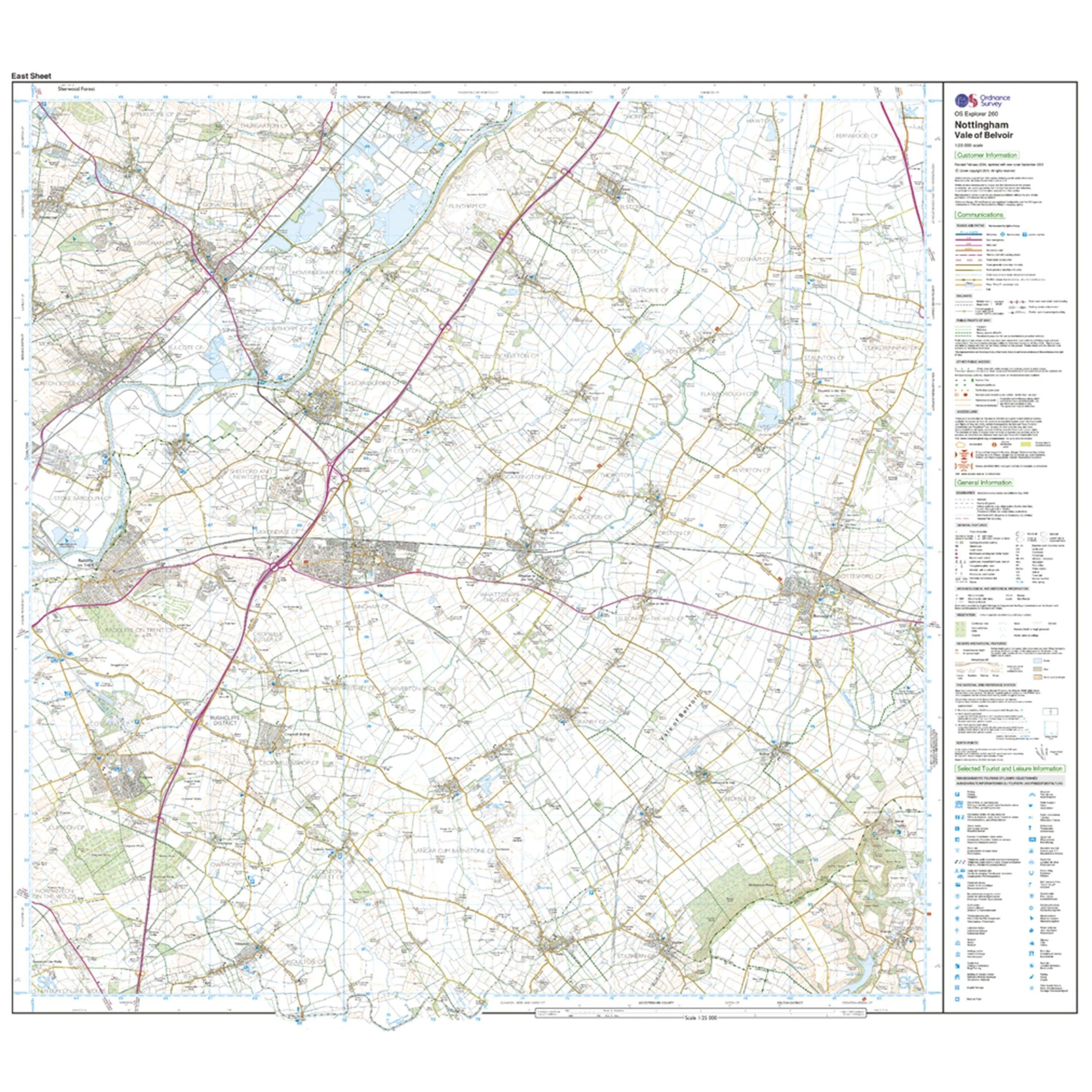 Explorer 260 Nottingham Map With Digital Version - Image 3