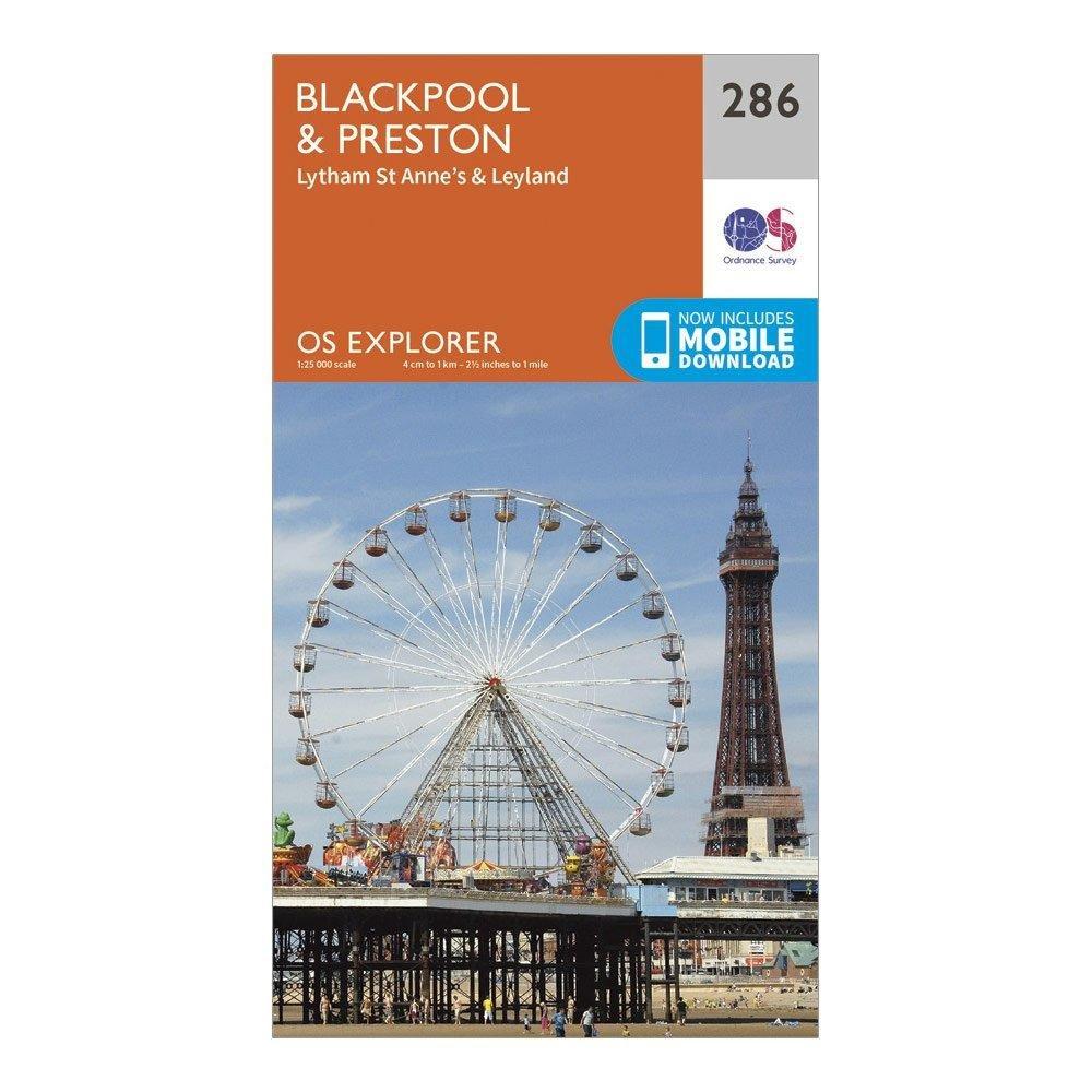 Explorer 286 Blackpool & Preston Map With Digital Version - Image 4