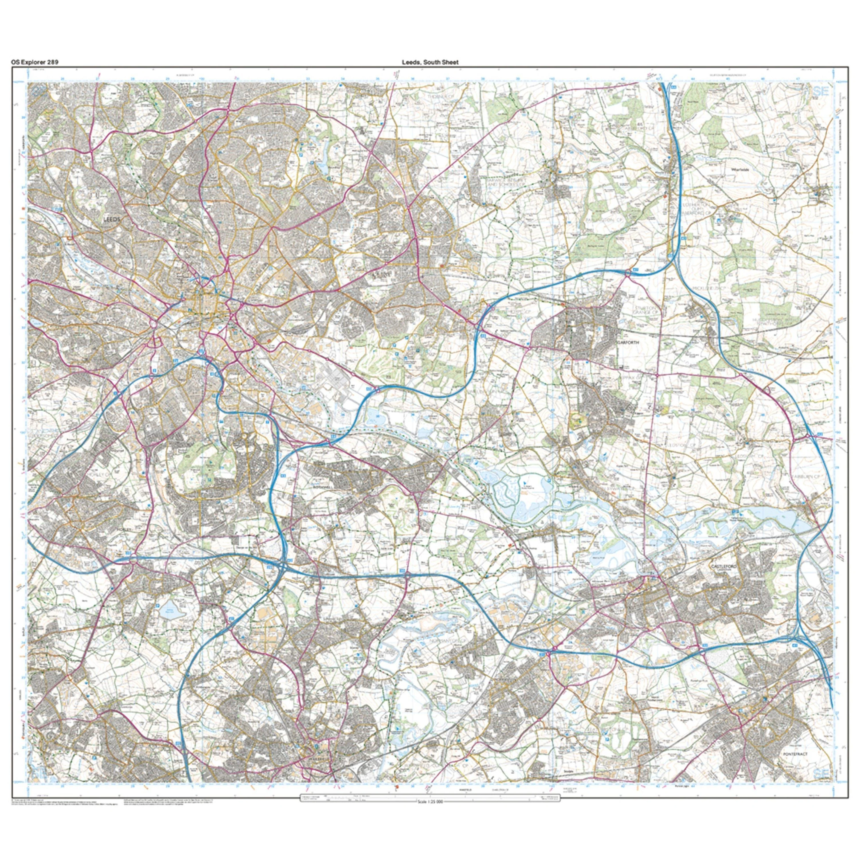 Explorer 289 Leeds Map With Digital Version - Image 4