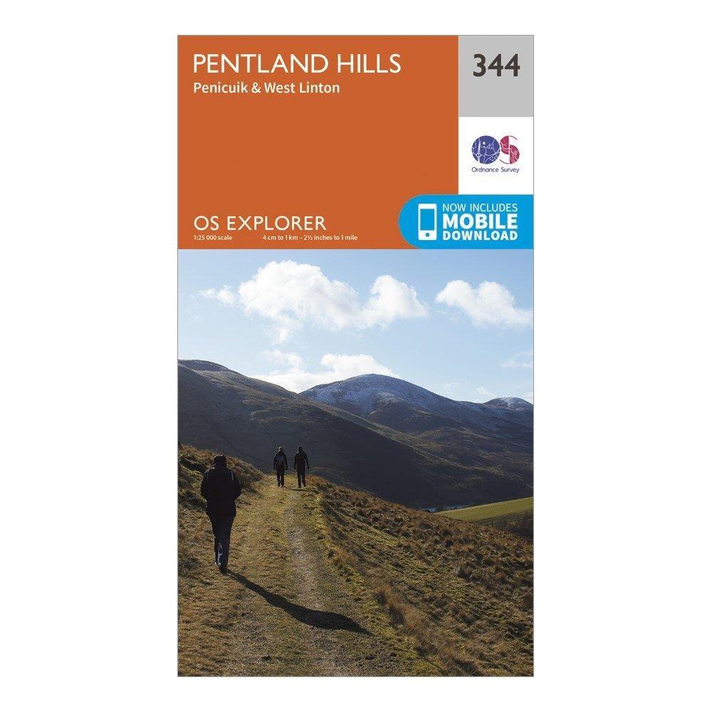 Explorer 344 Pentland Hills Map With Digital Version - Image 8