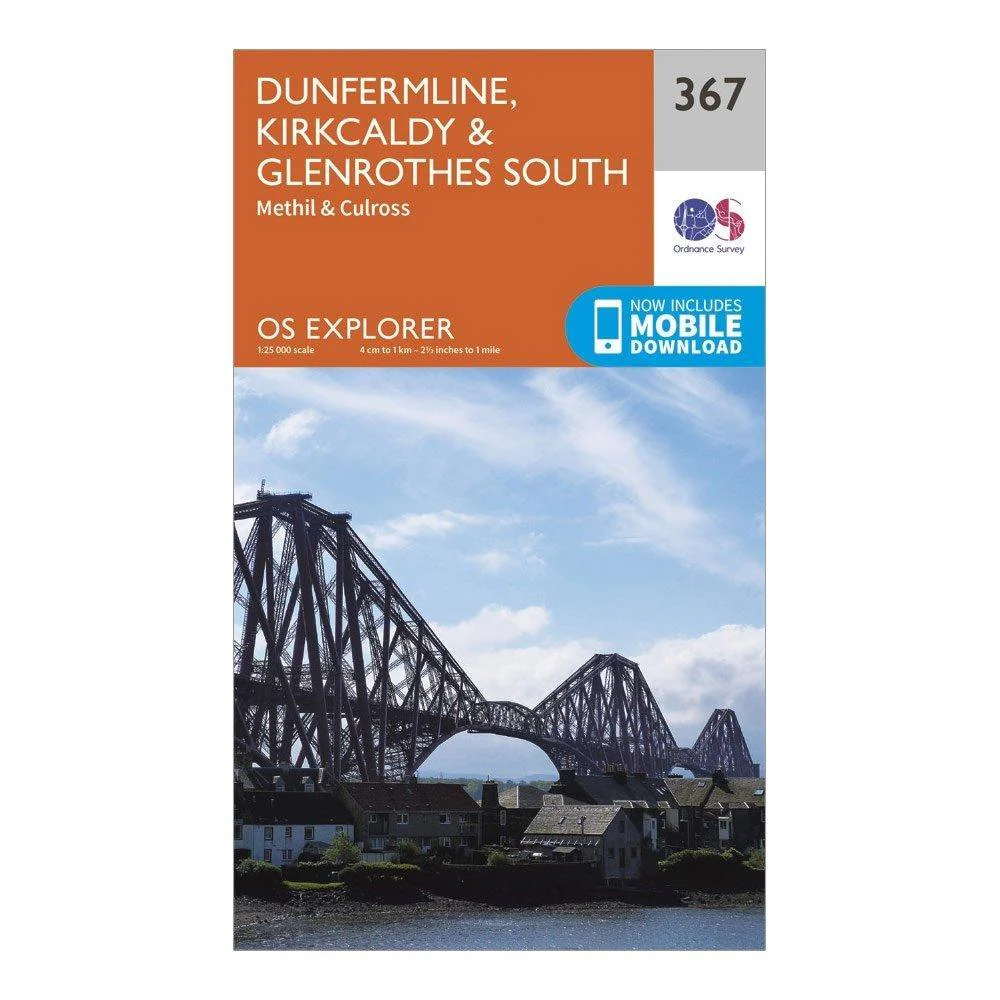 Explorer 367 Dunfermline, Kirkcaldy & Glenrothes South Map With Digital Version - Image 5