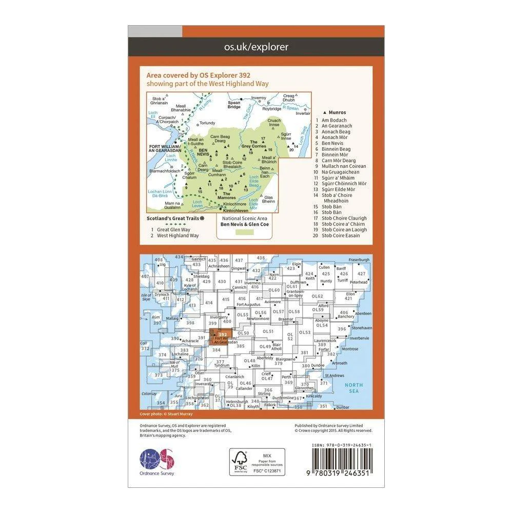 Explorer 392 Ben Nevis Map With Digital Version - Image 2