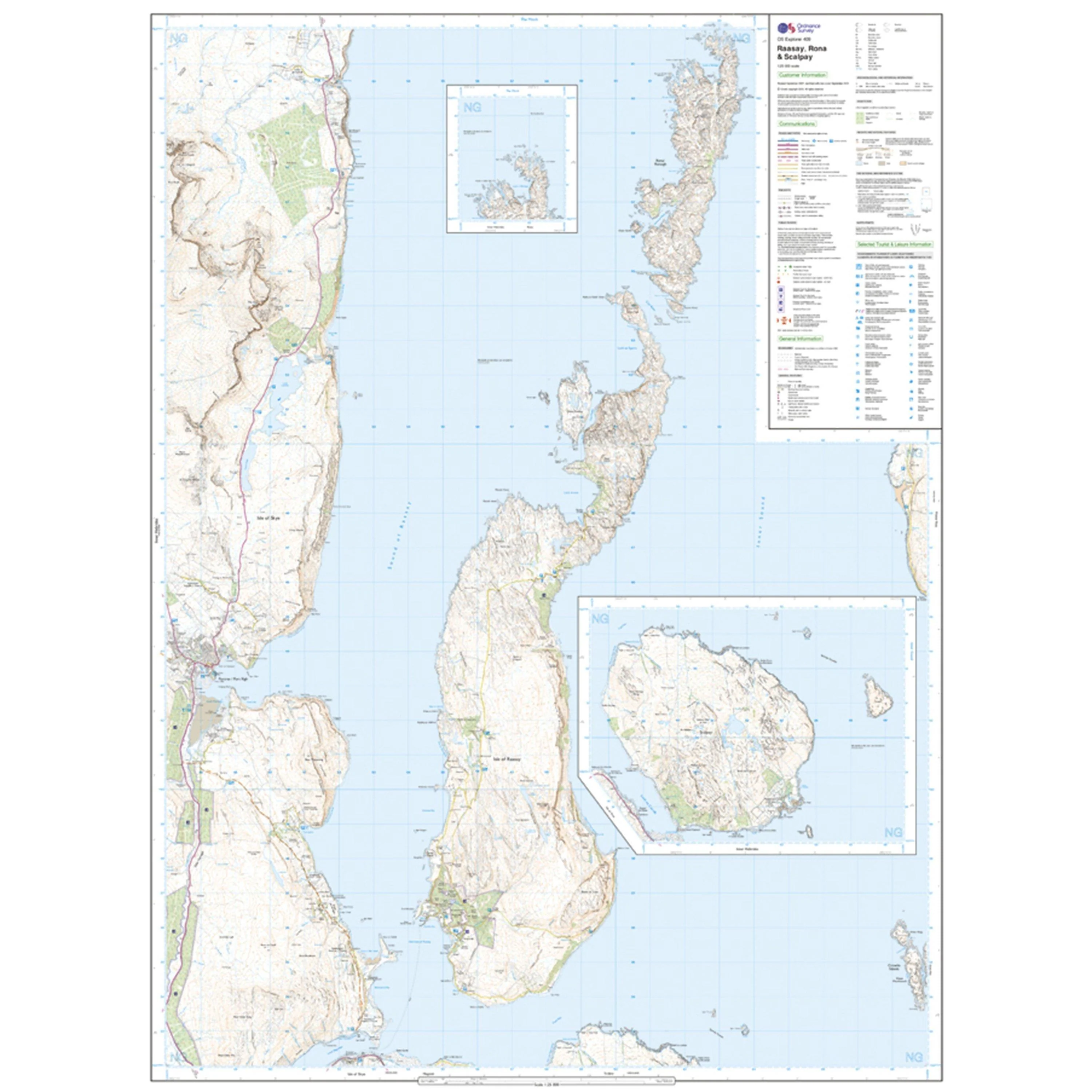 Explorer 409 Raasay, Rona & Scalpay Map With Digital Version - Image 3