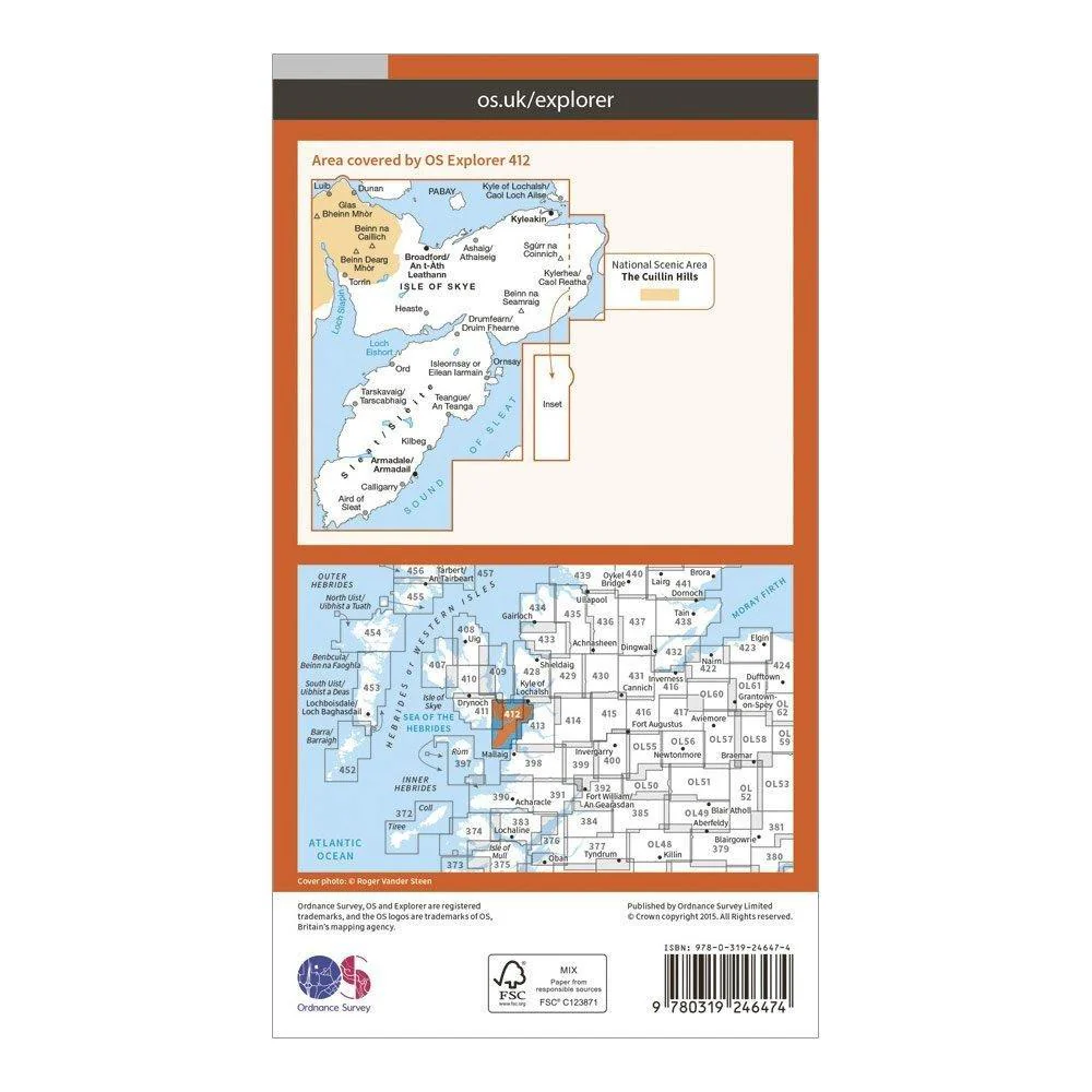 Explorer 412 Skye - Sleat Map With Digital Version - Image 2