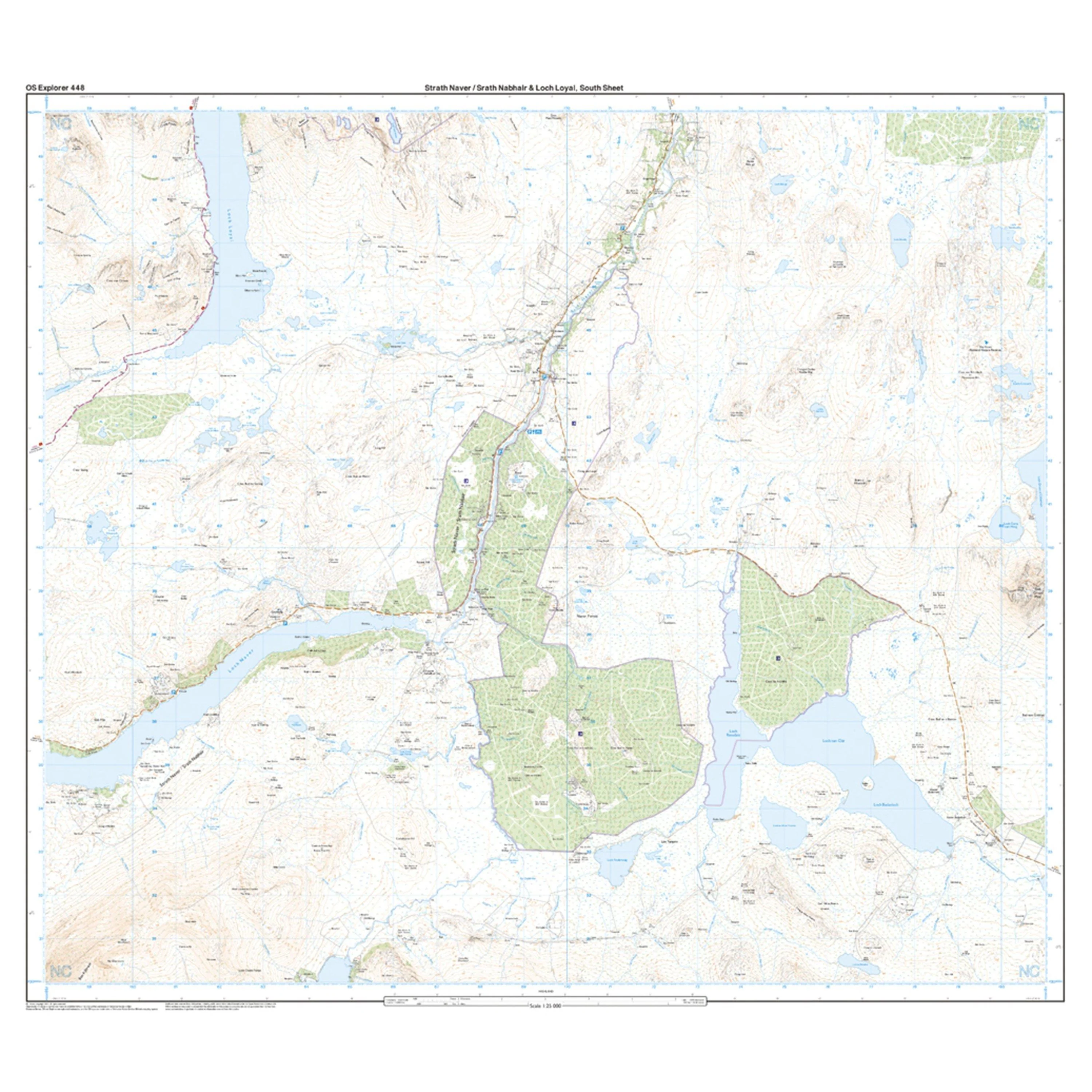 Explorer 448 Strath Naver & Loch Loyal Map With Digital Version - Image 4