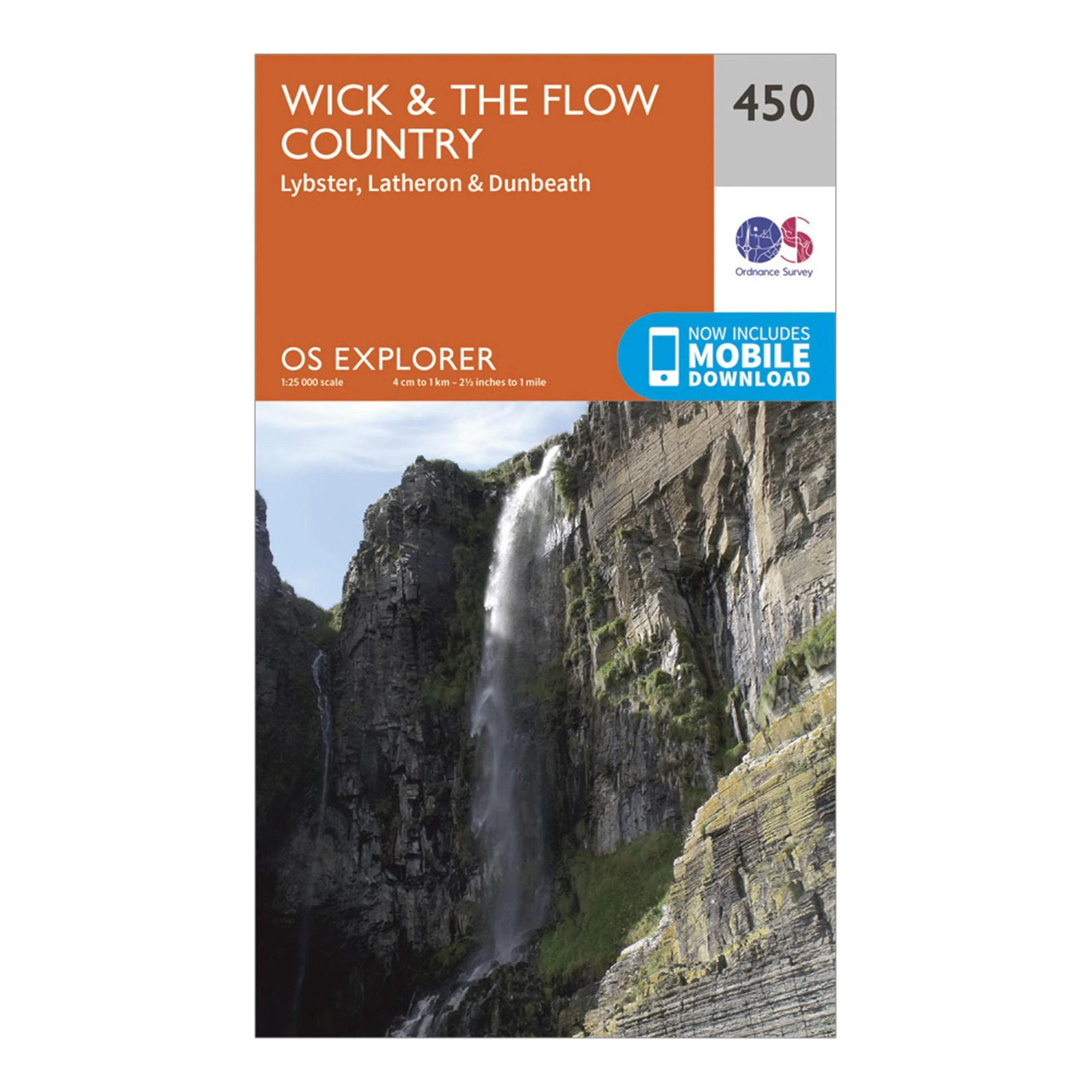 Explorer 450 Wick & The Flow Country Map With Digital Version