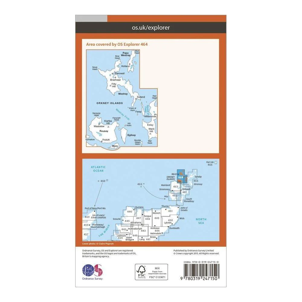 Explorer 464 Orkney Map With Digital Version - Image 2