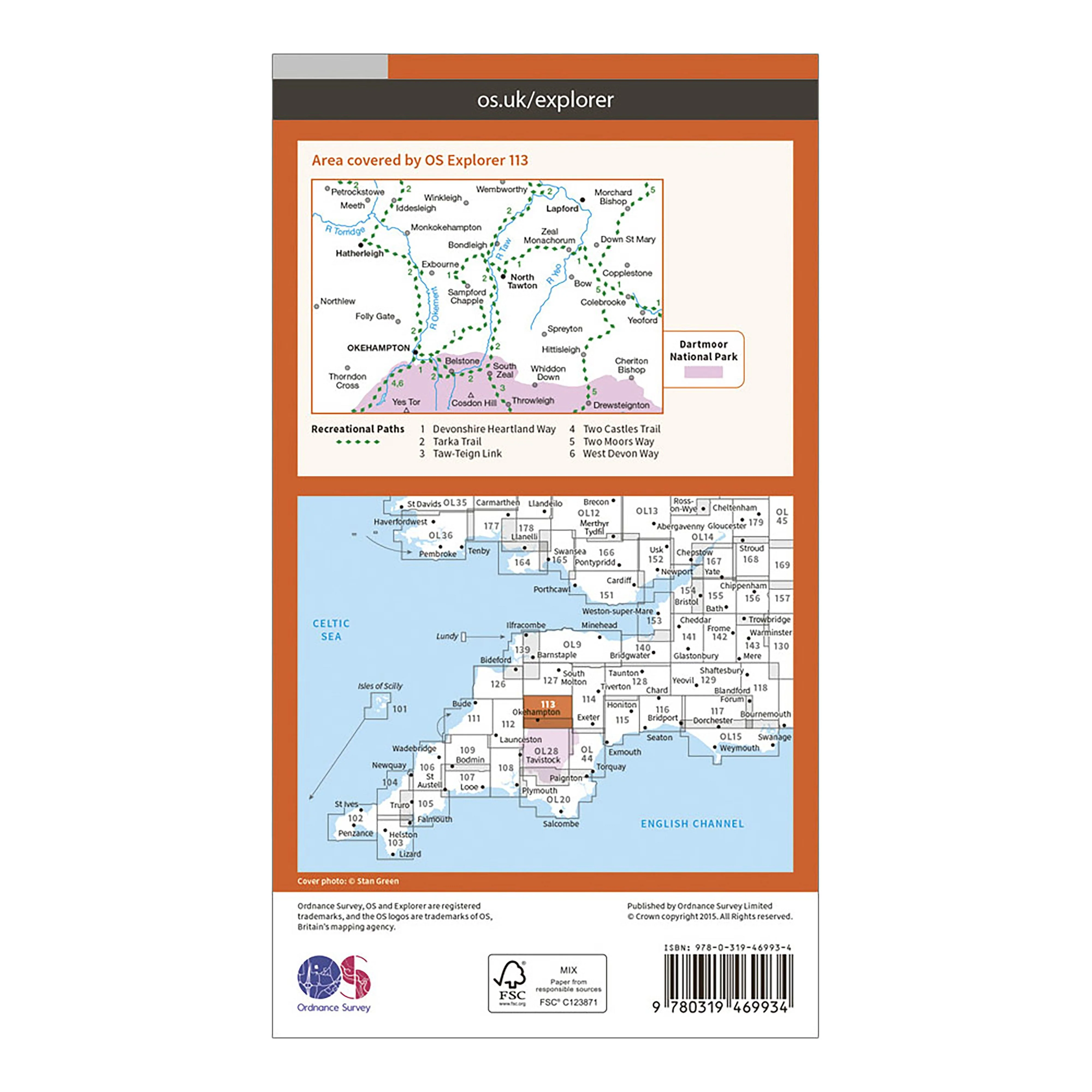 Explorer Active 113 Okehampton Map With Digital Version - Image 2