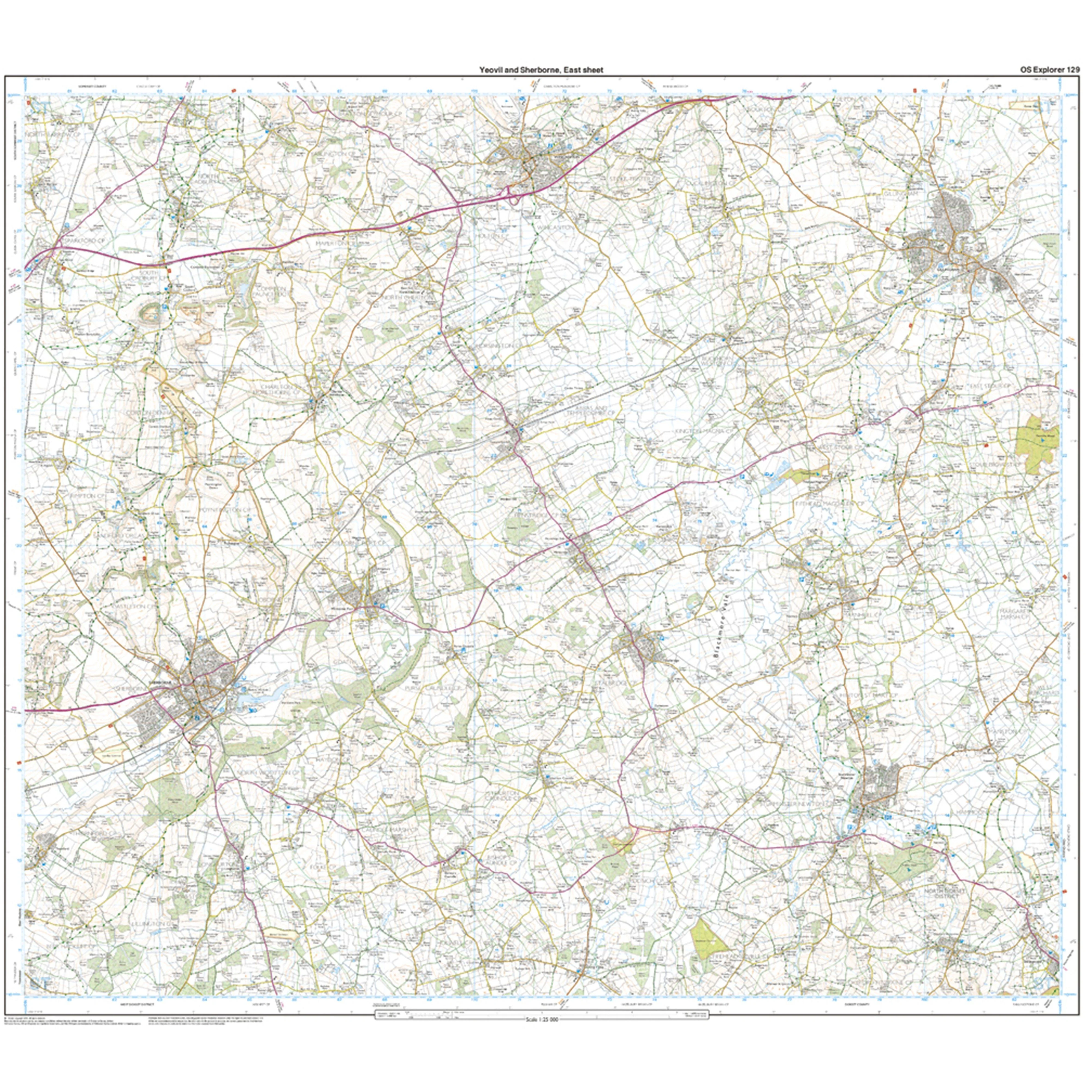 Explorer Active 129 Yeovil & Sherbourne Map With Digital Version - Image 3
