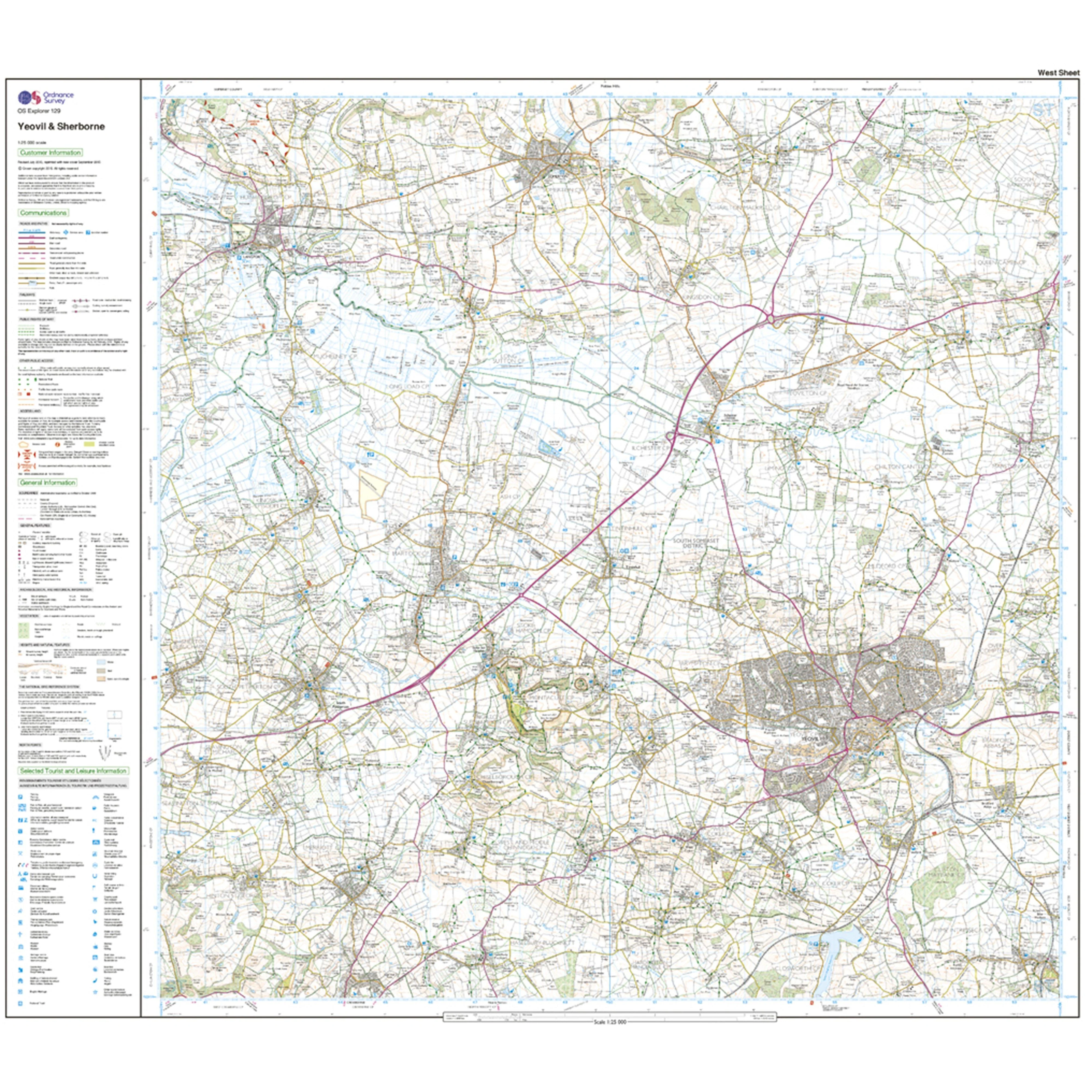 Explorer Active 129 Yeovil & Sherbourne Map With Digital Version - Image 4