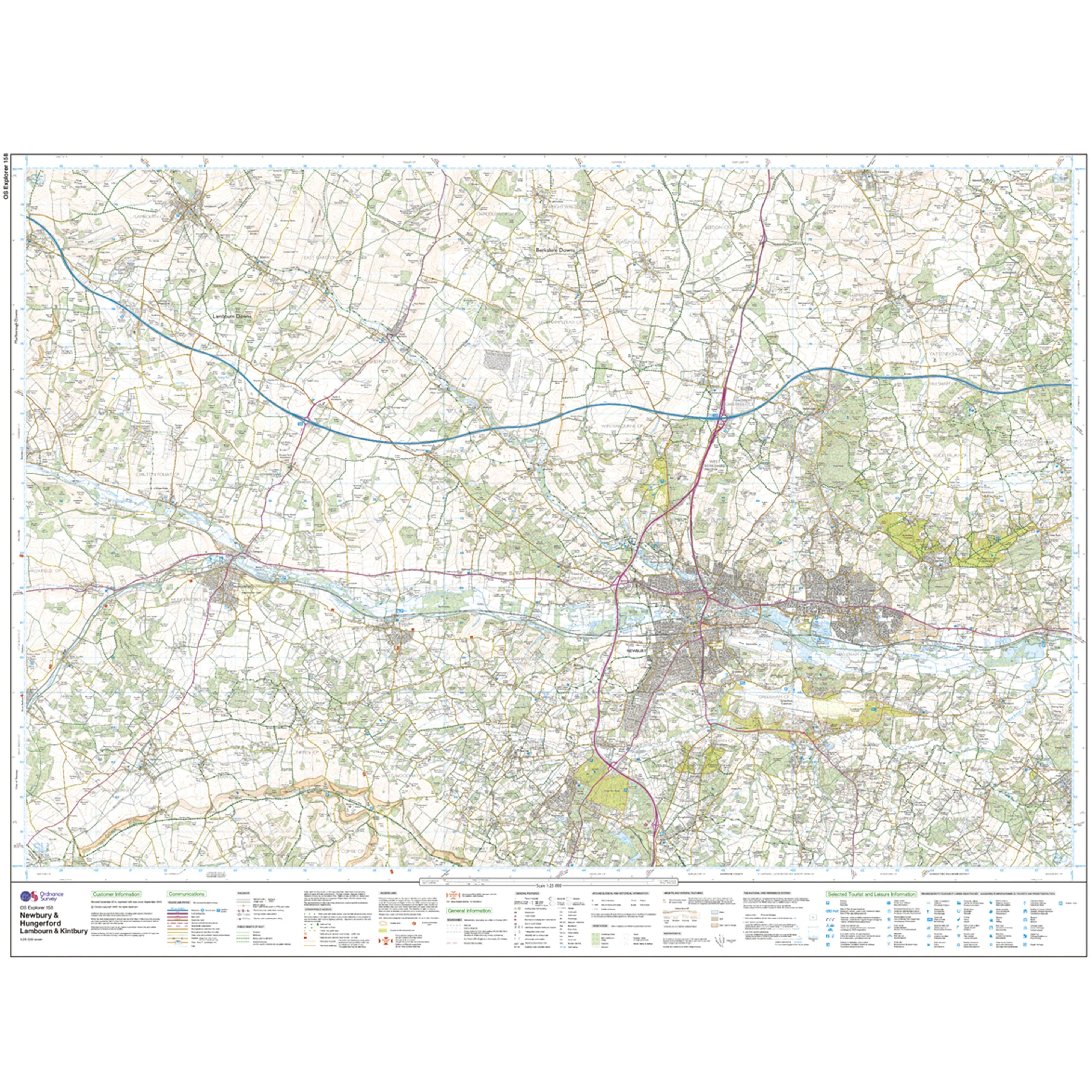 Explorer Active 158 Newbury & Hungerford Map With Digital Version - Image 3