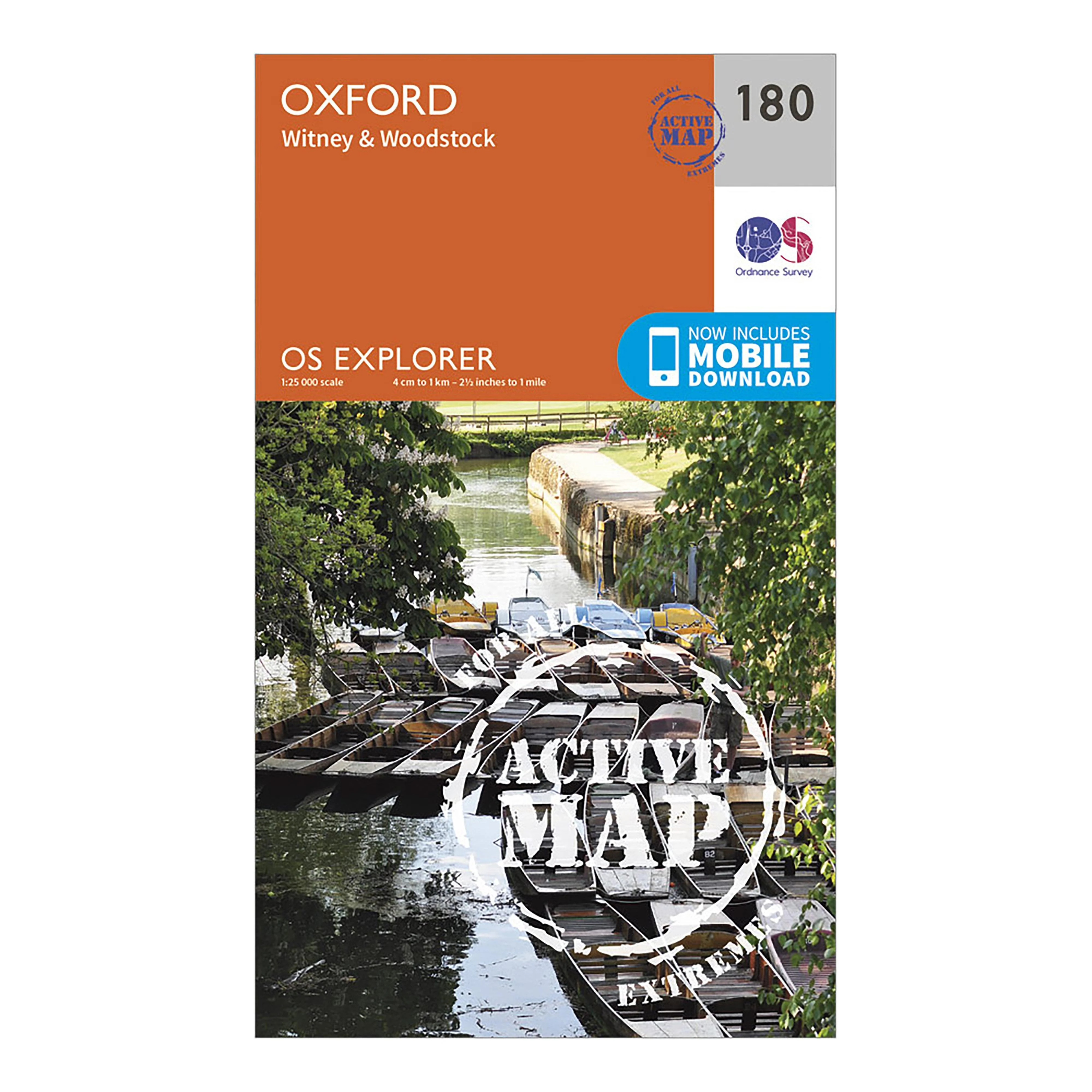 Explorer Active 180 Oxford, Witney & Woodstock Map With Digital Version - Image 5