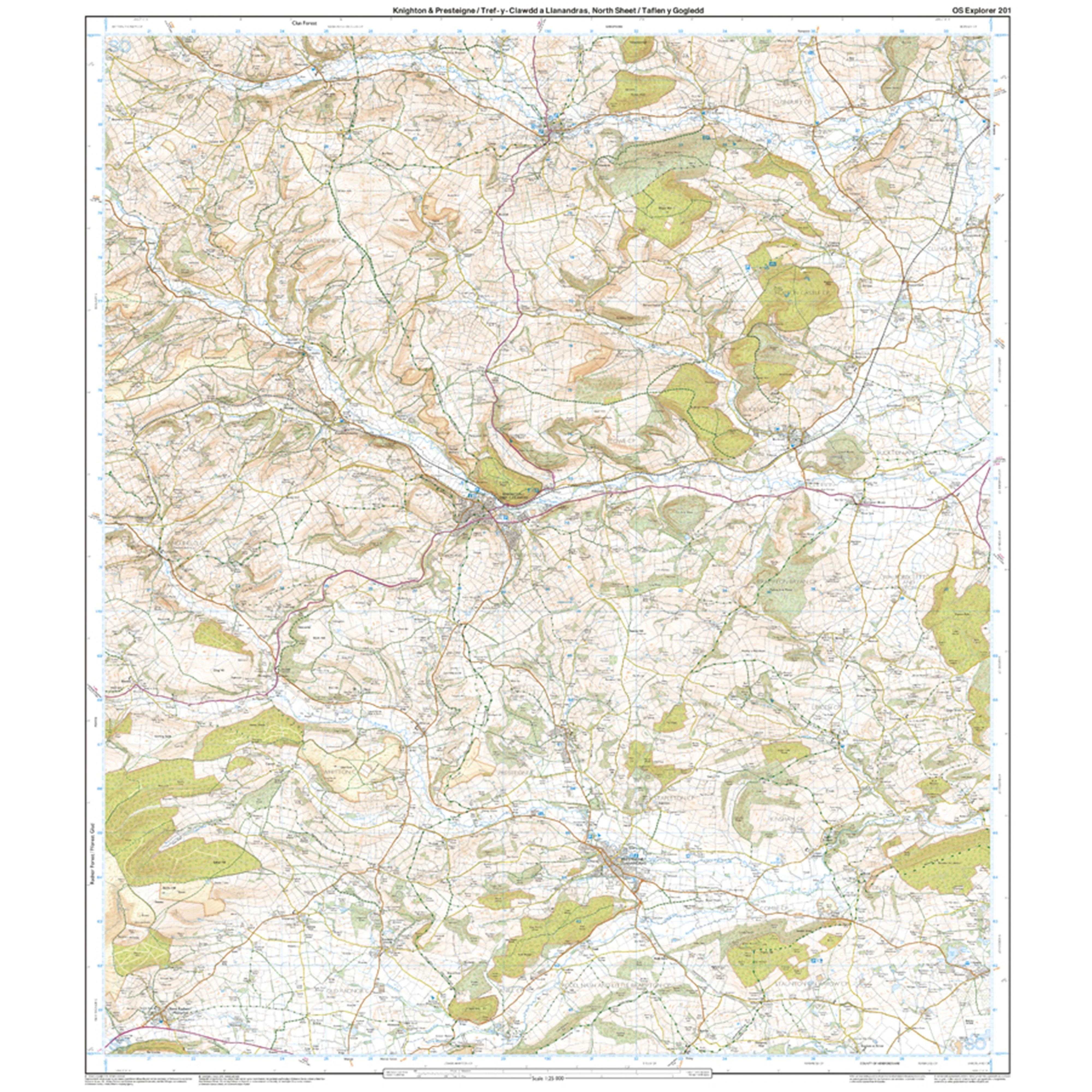 Explorer Active 201 Knighton & Presteigne Map With Digital Version - Image 3